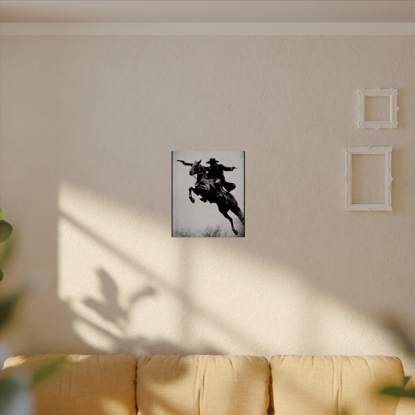 High Noon Pistols  – Western Textured Watercolor Matte Posters