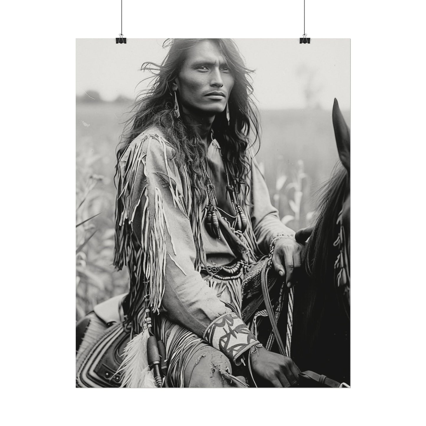 The Last Watchman– Western Textured Watercolor Matte Posters