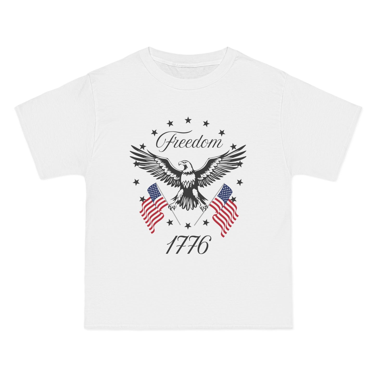 Freedom Patriotic Eagle T-Shirt | America 1776 Design, Fourth of July Shirt, Independence Day Tee, Memorial Day Top, Gift for Veterans