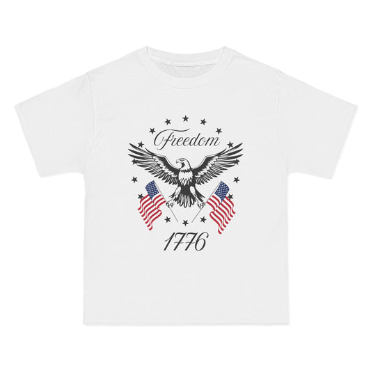 Freedom Patriotic Eagle T-Shirt | America 1776 Design, Fourth of July Shirt, Independence Day Tee, Memorial Day Top, Gift for Veterans