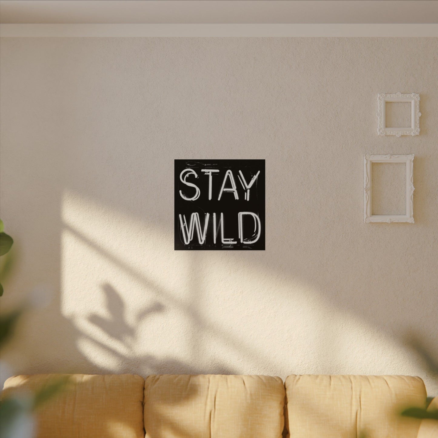 Stay Wild – Western Textured Watercolor Matte Posters