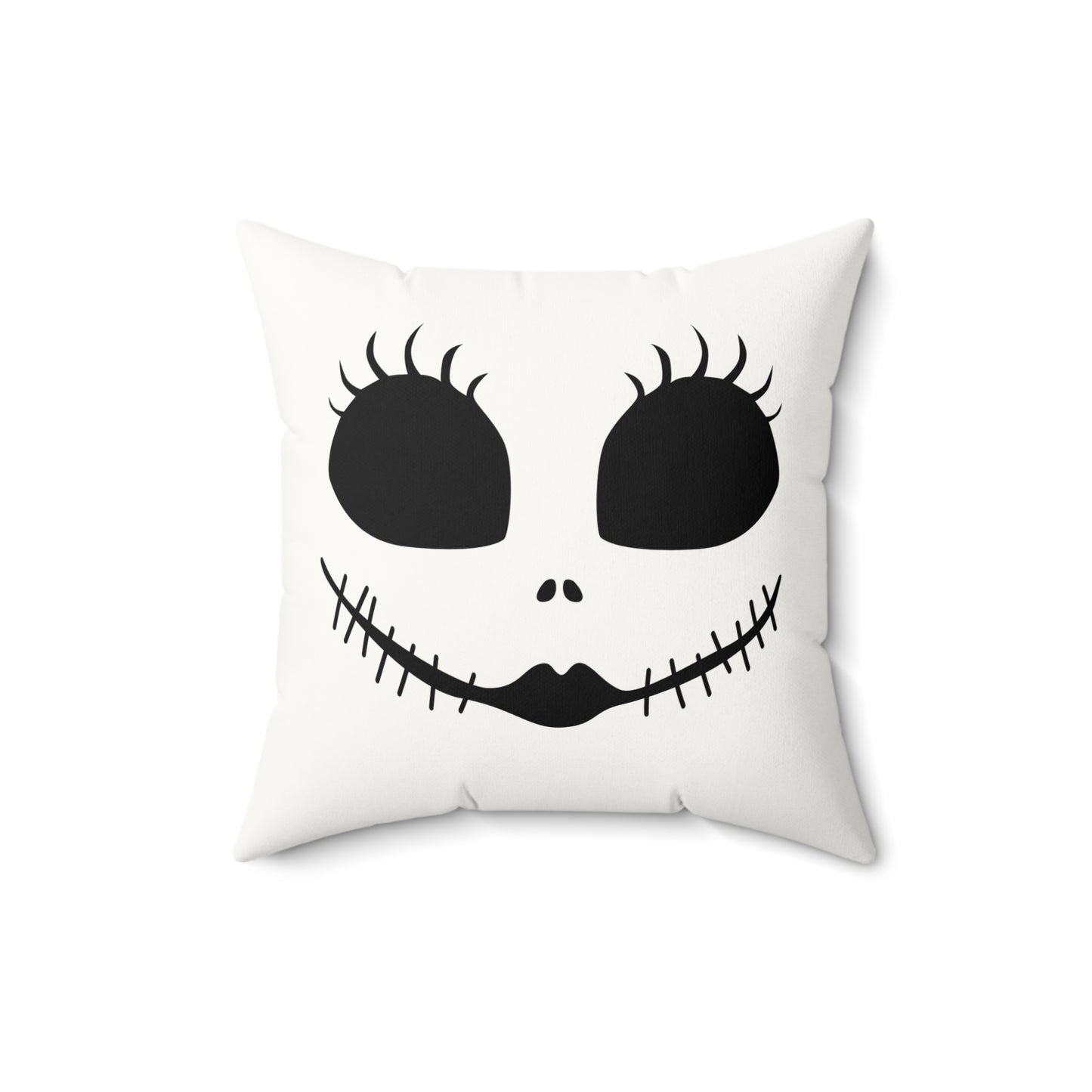 2 in 1 Candy Corn & Jill Happy Halloween Throw Pillow, Cozy Faux Suede, Seasonal Decor, Halloween, Unique Gift Idea