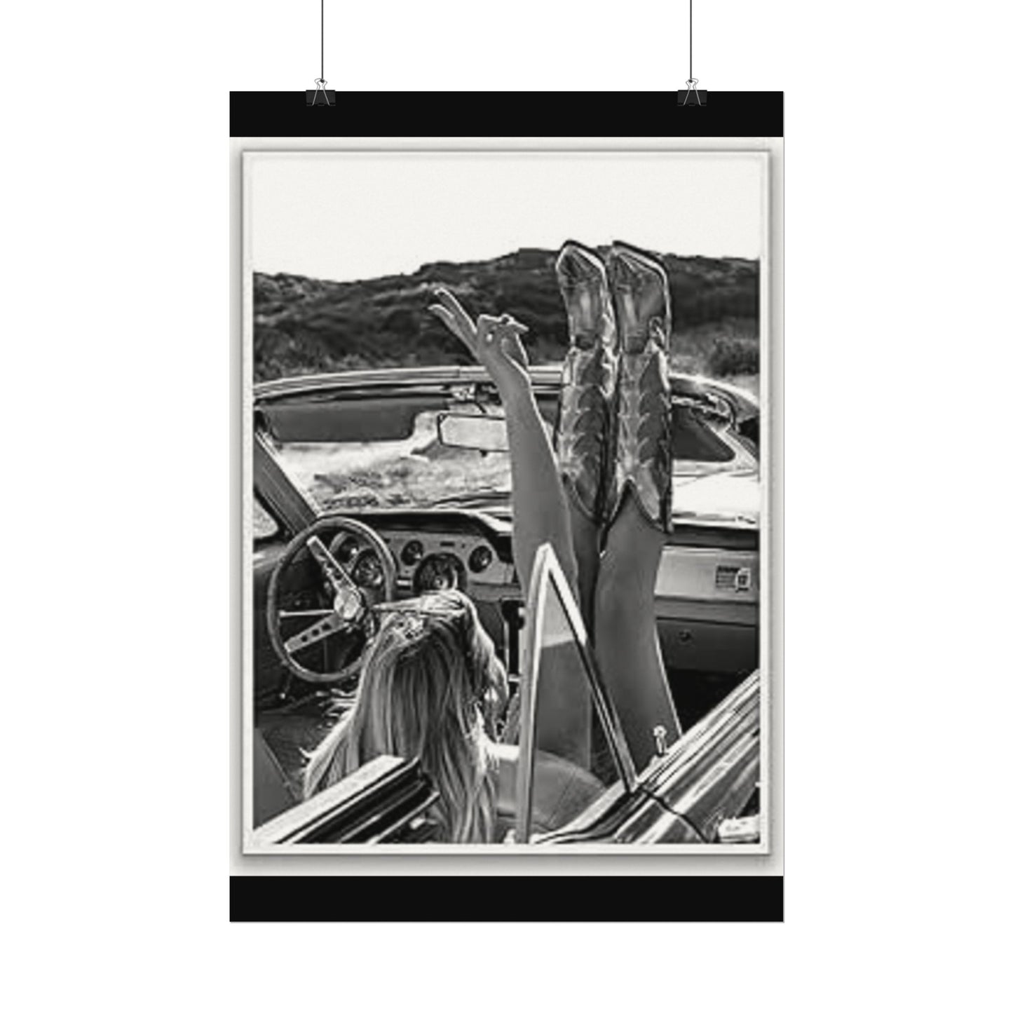 Wild At Heart – Western Textured Watercolor Matte Posters