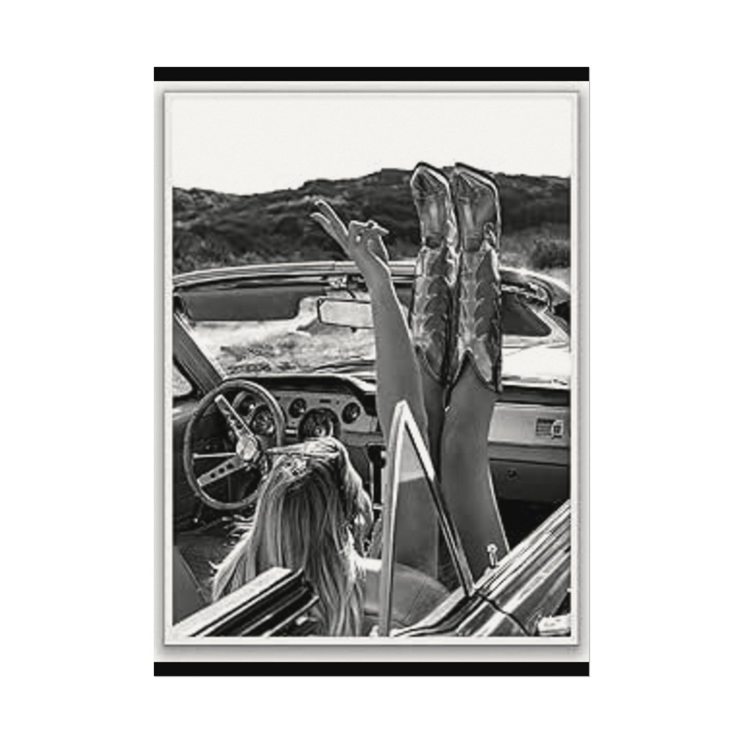 Wild At Heart – Western Textured Watercolor Matte Posters