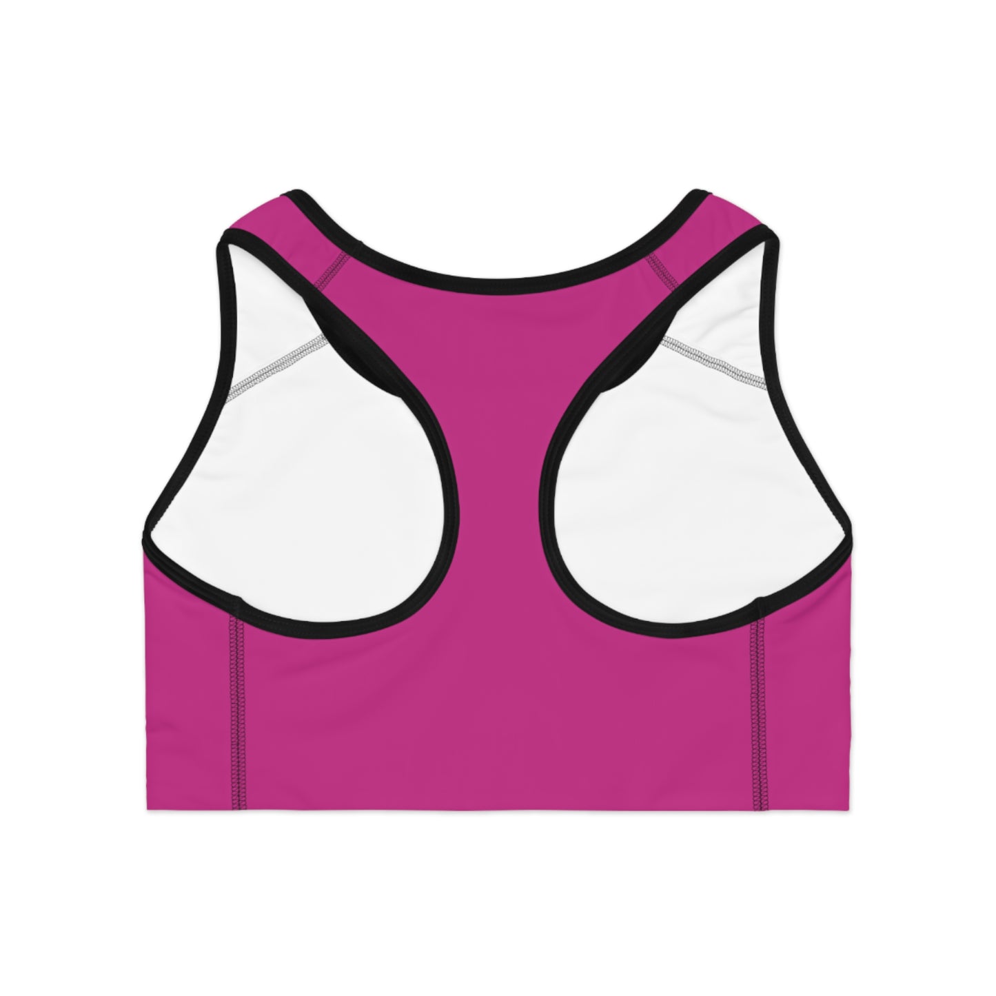 Arrow Ridge Fushia Pink Stylish Sports Bra for Active Women, Workout Top, Gym Essential, Fitness Apparel, Athleisure Wear, Yoga Gear