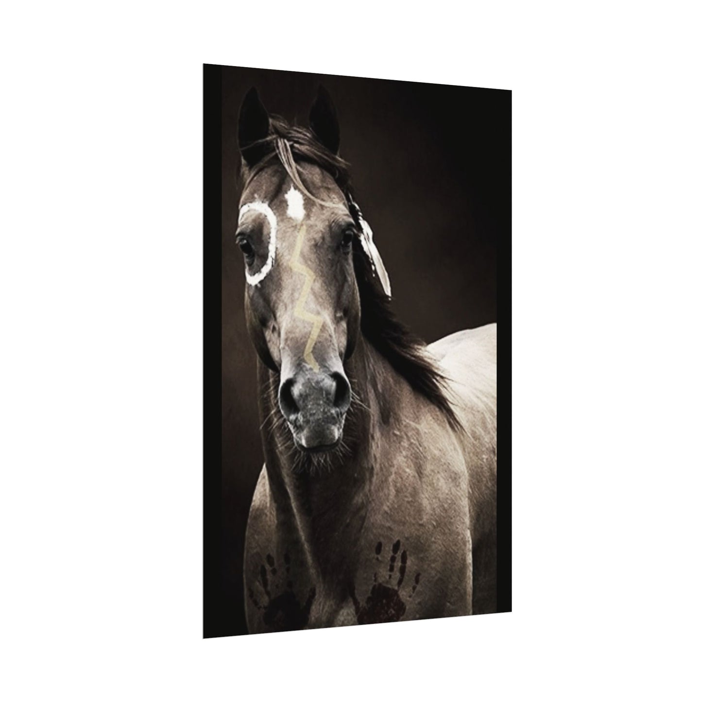 War Paint – Western Textured Watercolor Matte Posters