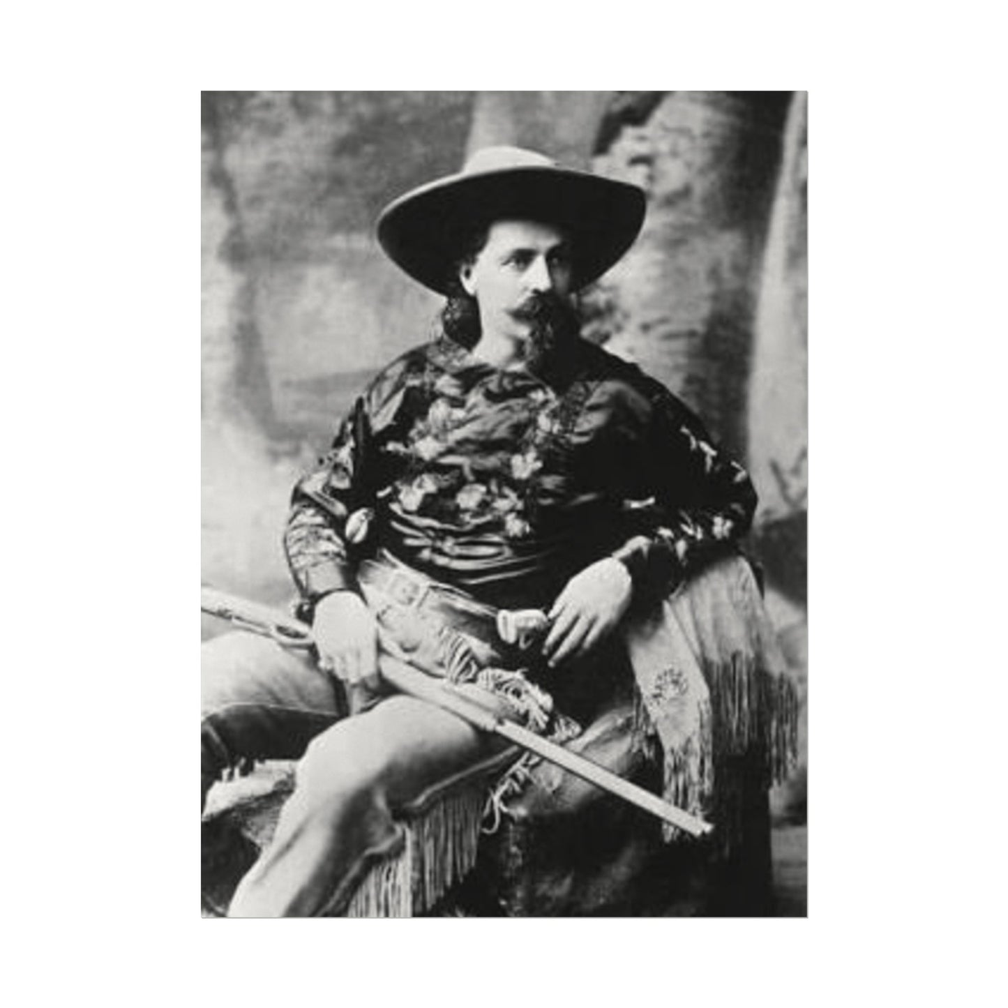 Wild Bill – Western Textured Watercolor Matte Posters