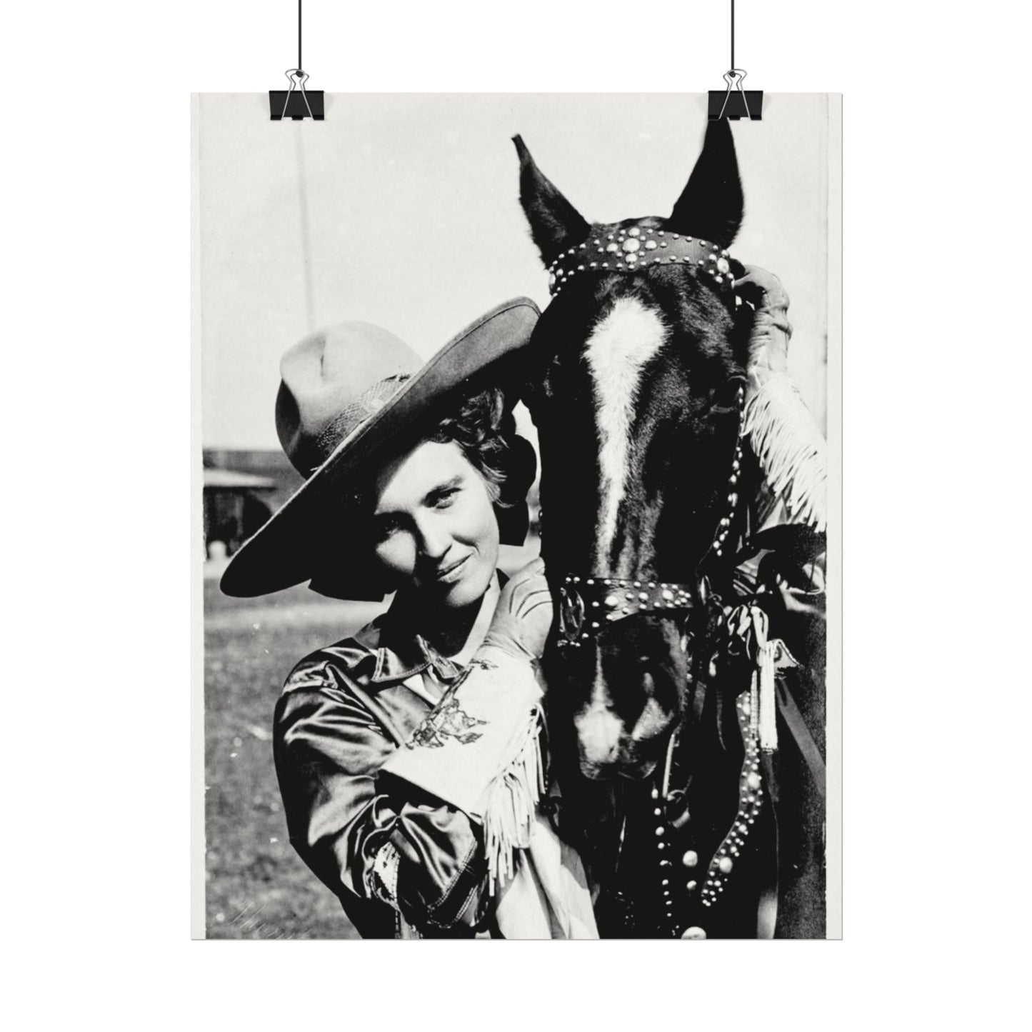 Steadfast Devotion – Western Textured Watercolor Matte Posters