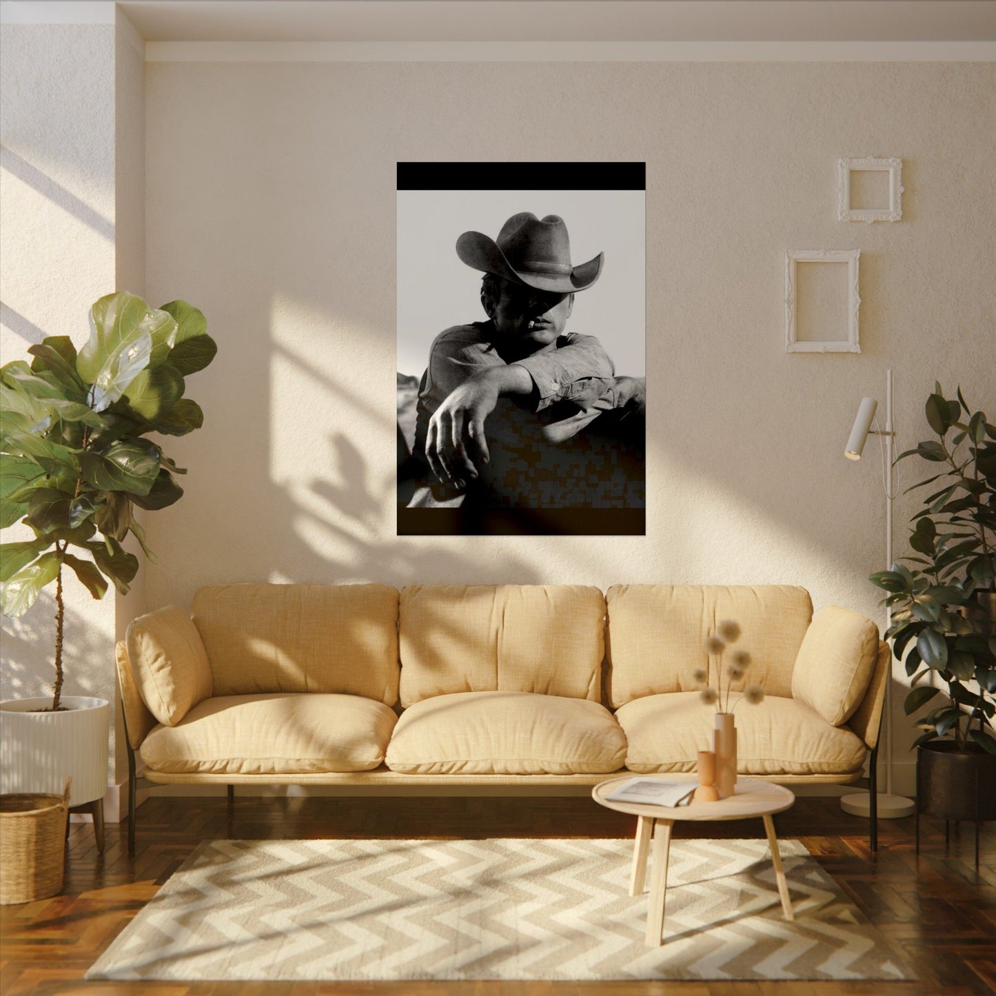 Sage & Smoke – Western Textured Watercolor Matte Posters