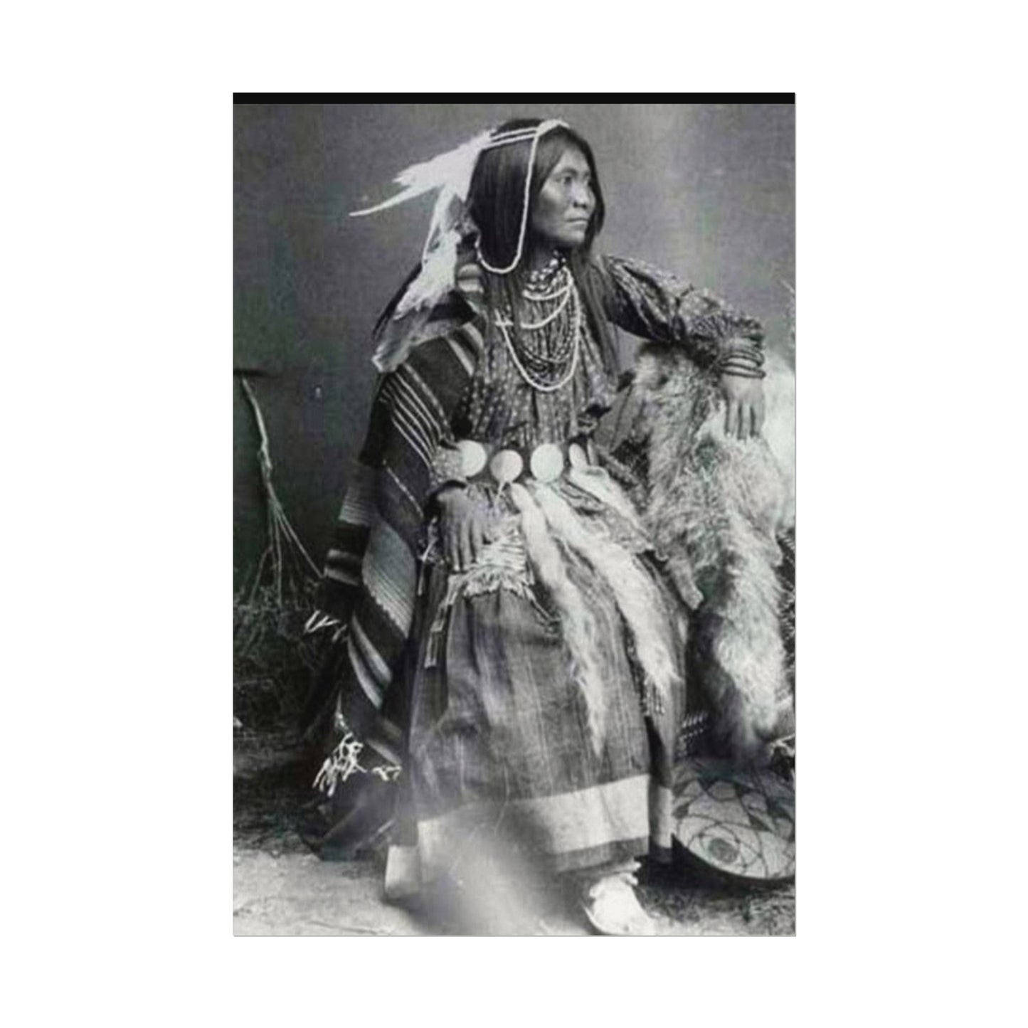 Courage & Strength – Western Textured Watercolor Matte Posters