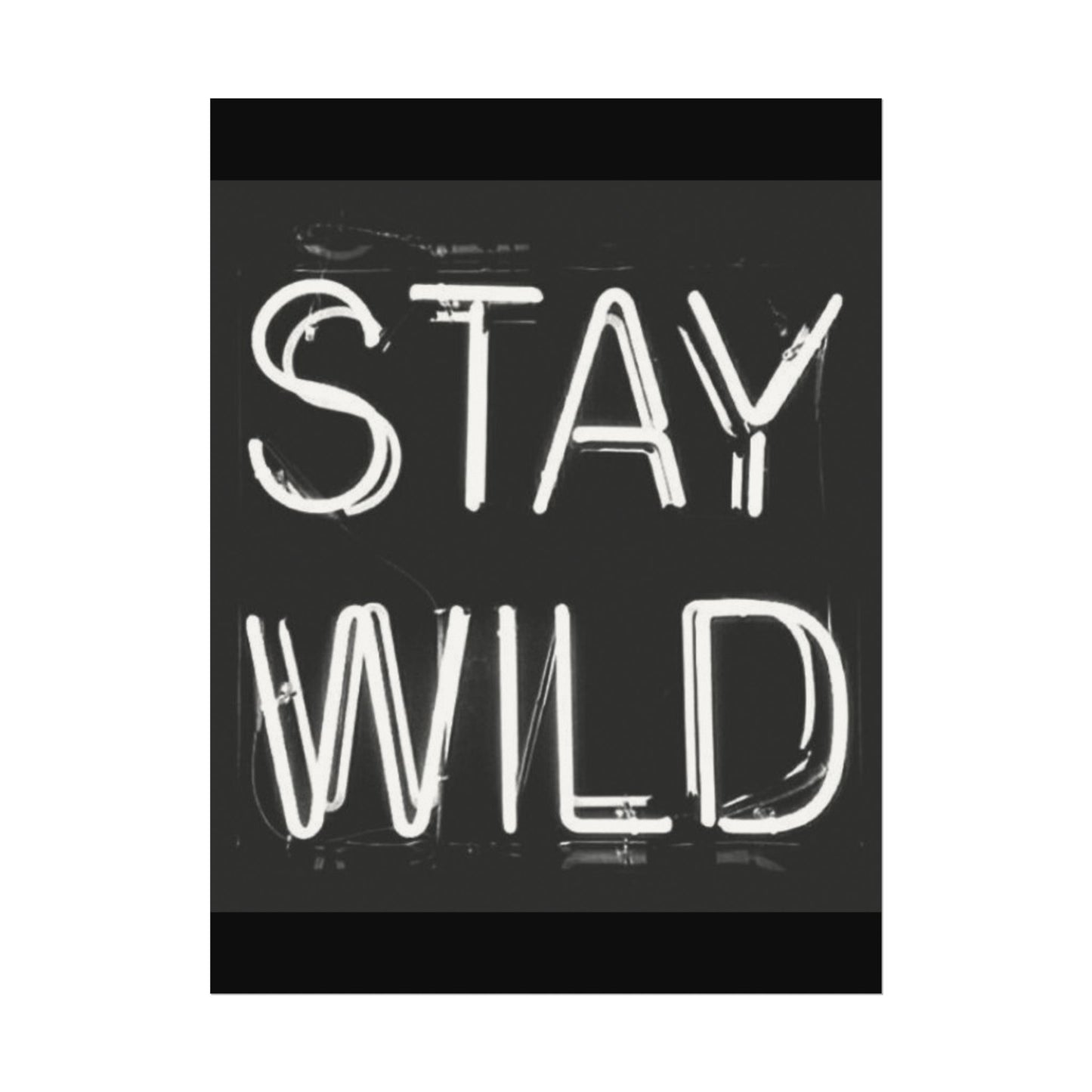 Stay Wild – Western Textured Watercolor Matte Posters