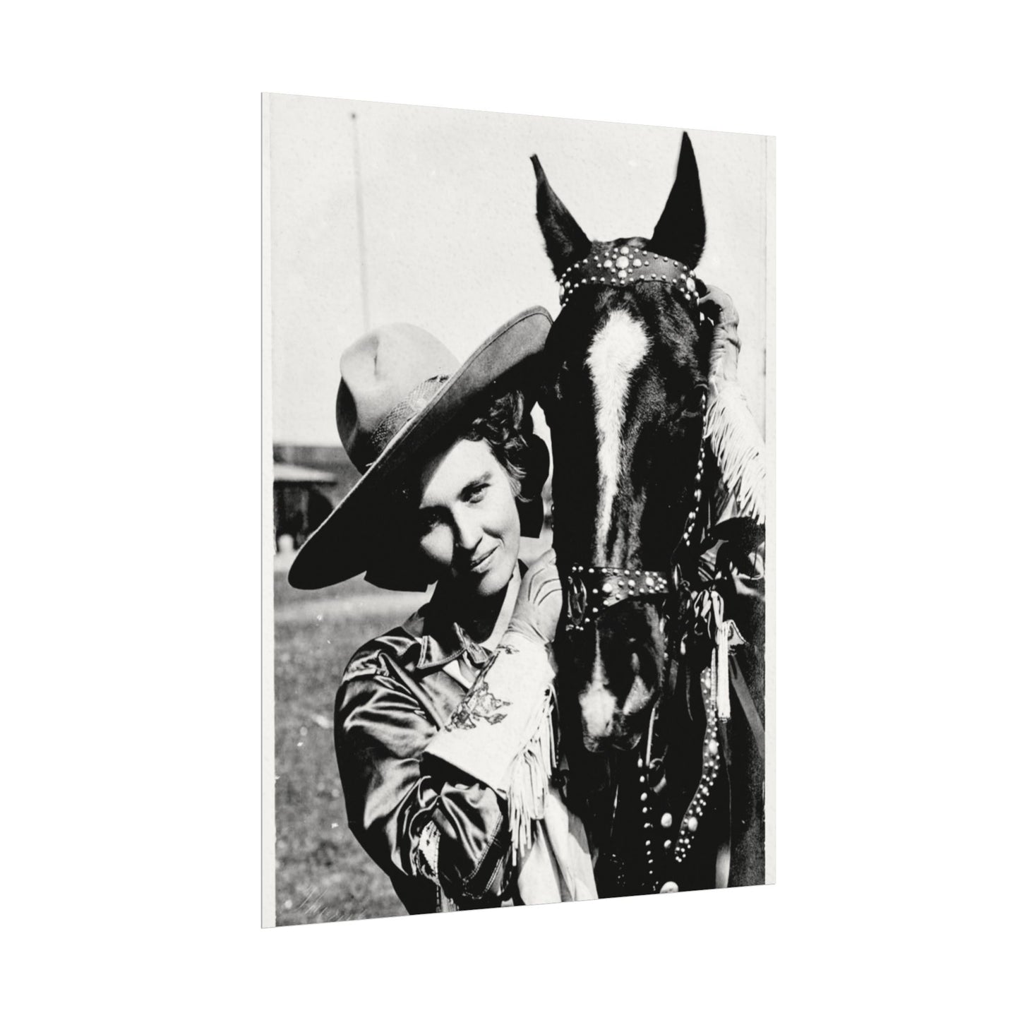 Steadfast Devotion – Western Textured Watercolor Matte Posters