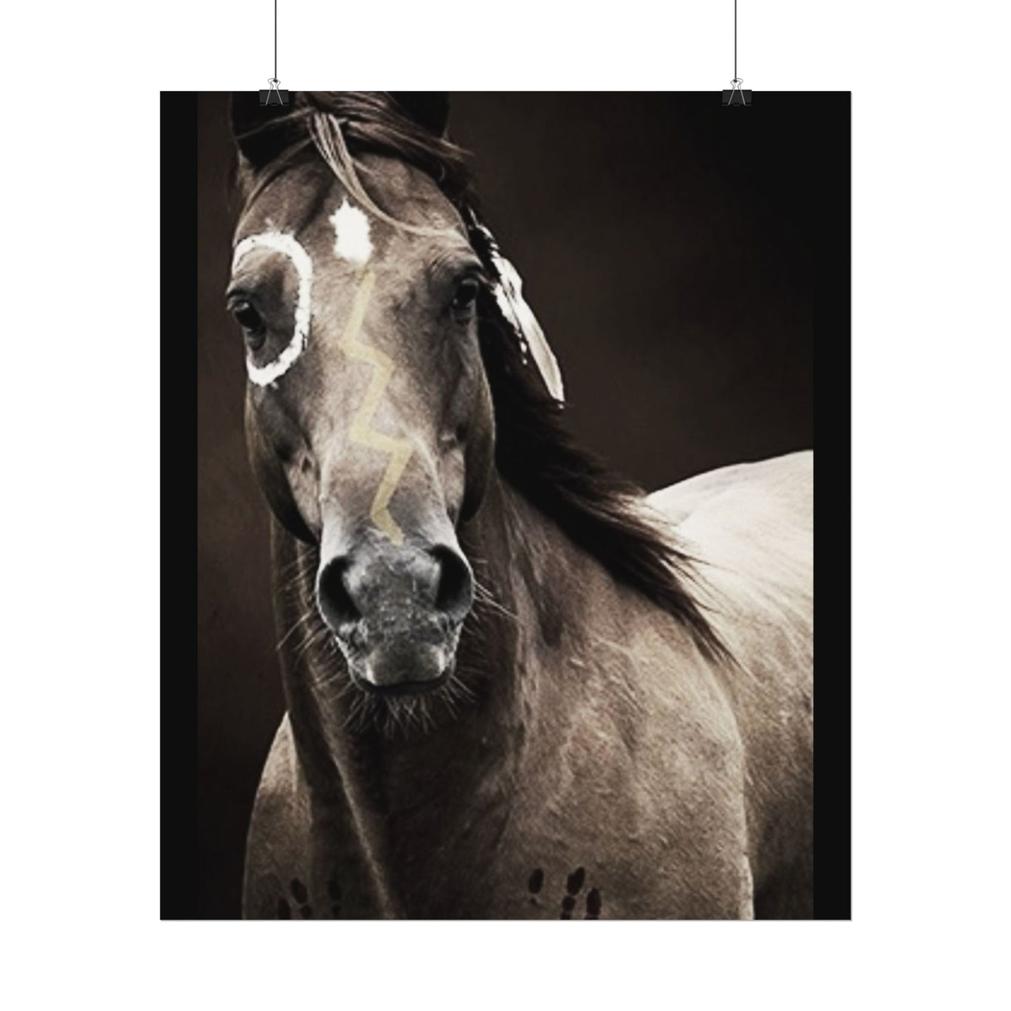 War Paint – Western Textured Watercolor Matte Posters