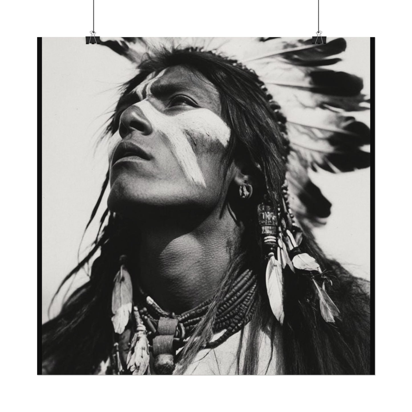 He Who Remembers – Western Textured Watercolor Matte Posters