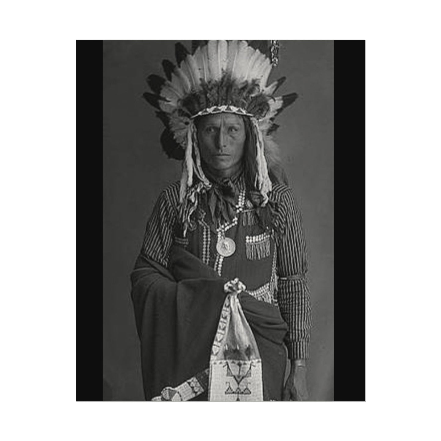 Still As The Wind Remembers – Western Textured Watercolor Matte Posters