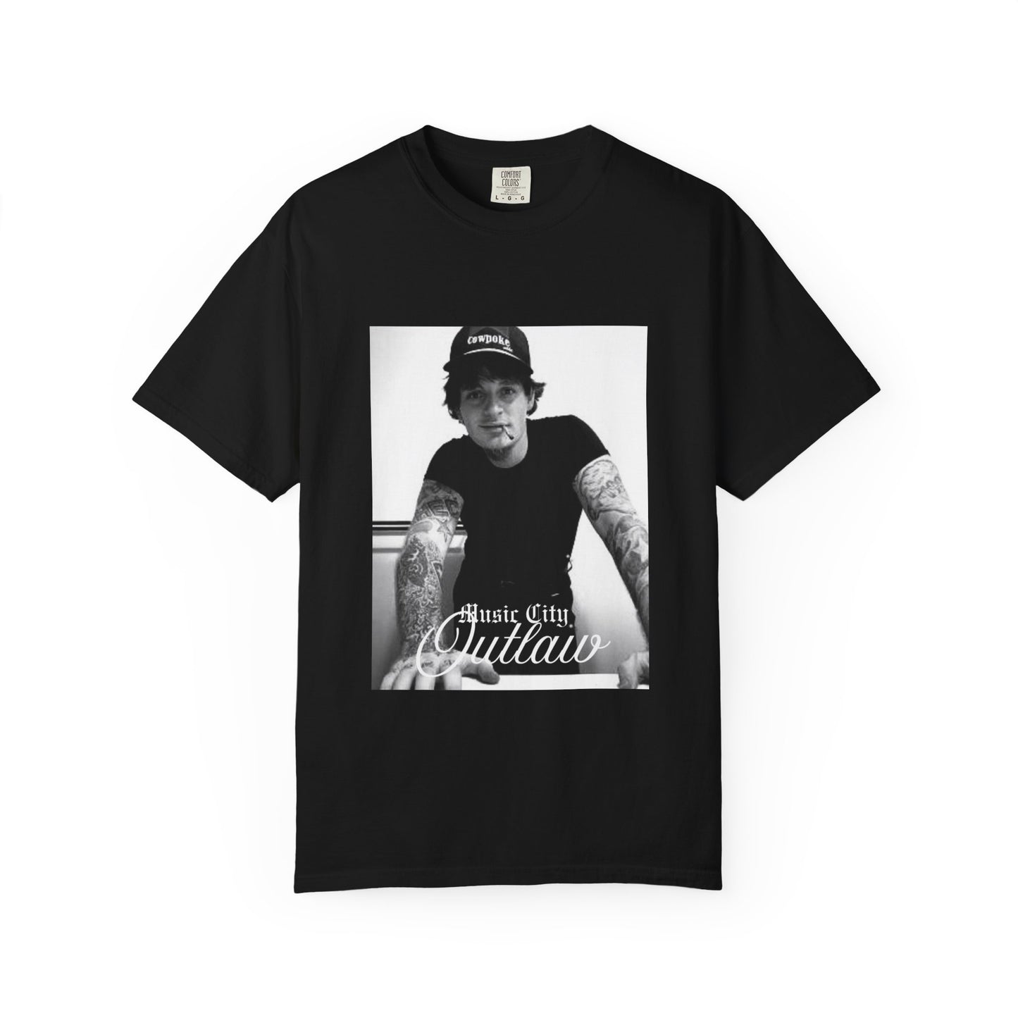 Music City Outlaw, Upchurch Unisex T-shirt, Casual Tee for Music Lovers, Perfect for Concerts, Gifts, Everyday Wear