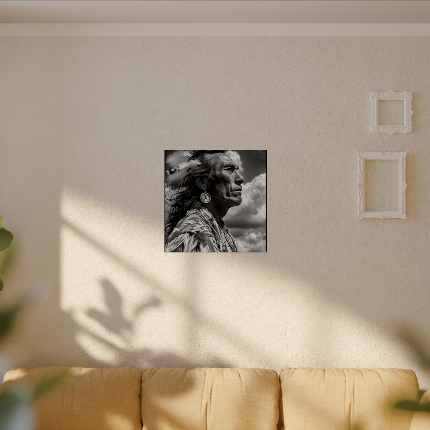 The Ancestral Winds Are Calling  – Western Textured Watercolor Matte Posters