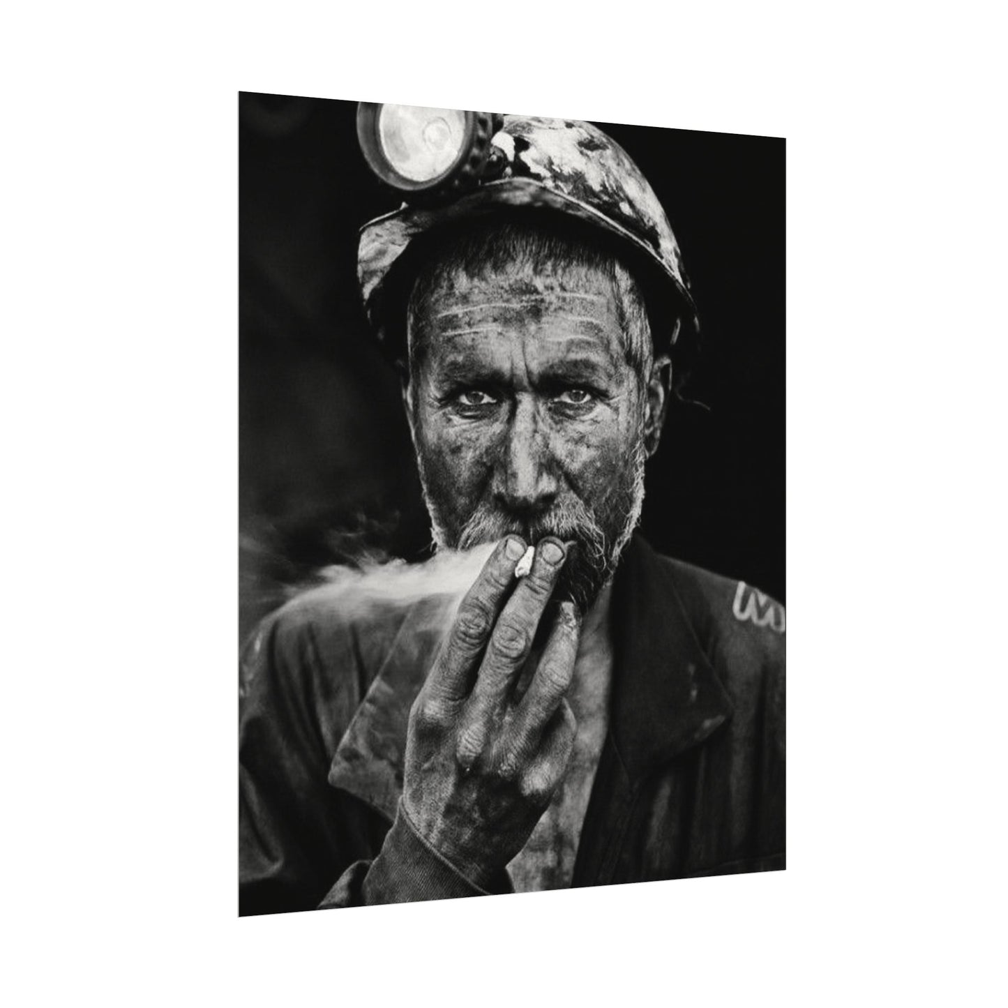 Fire & Coal – Western Textured Watercolor Matte Posters