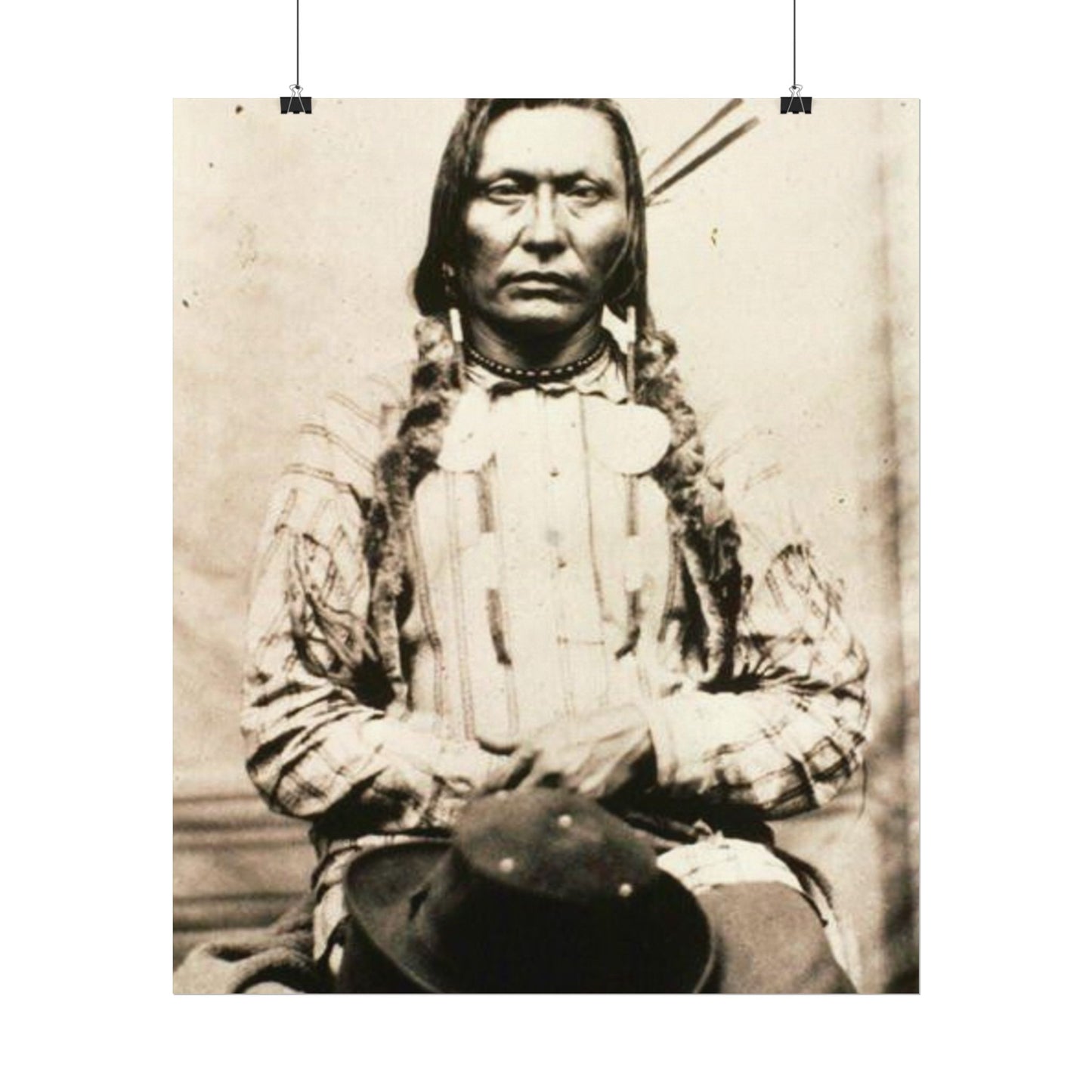 Shadow Warrior – Western Textured Watercolor Matte Posters