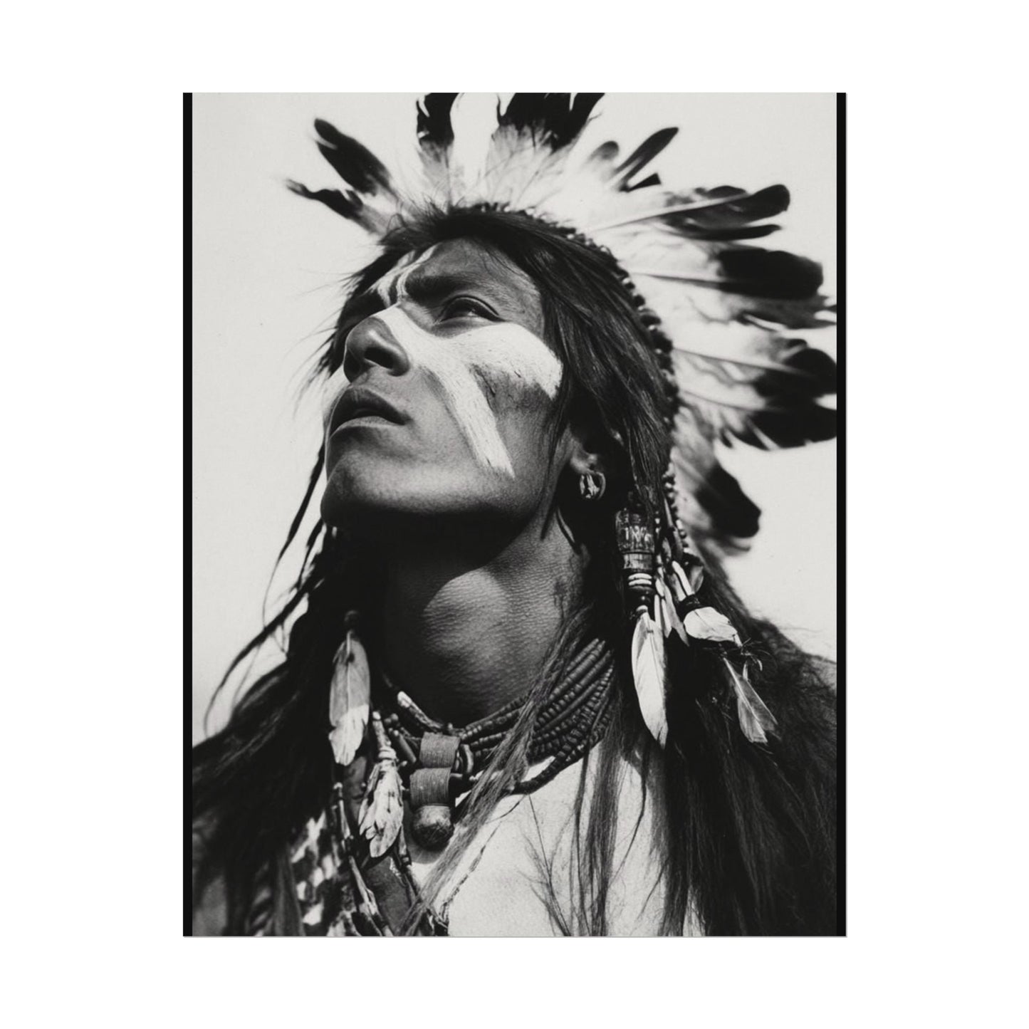 He Who Remembers – Western Textured Watercolor Matte Posters