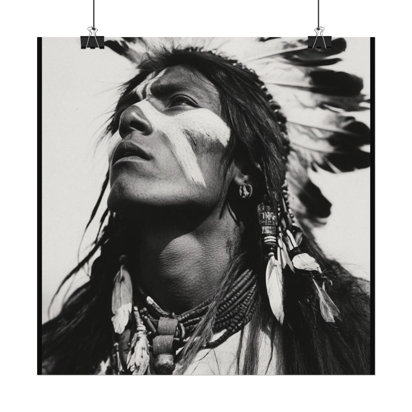 He Who Remembers – Western Textured Watercolor Matte Posters