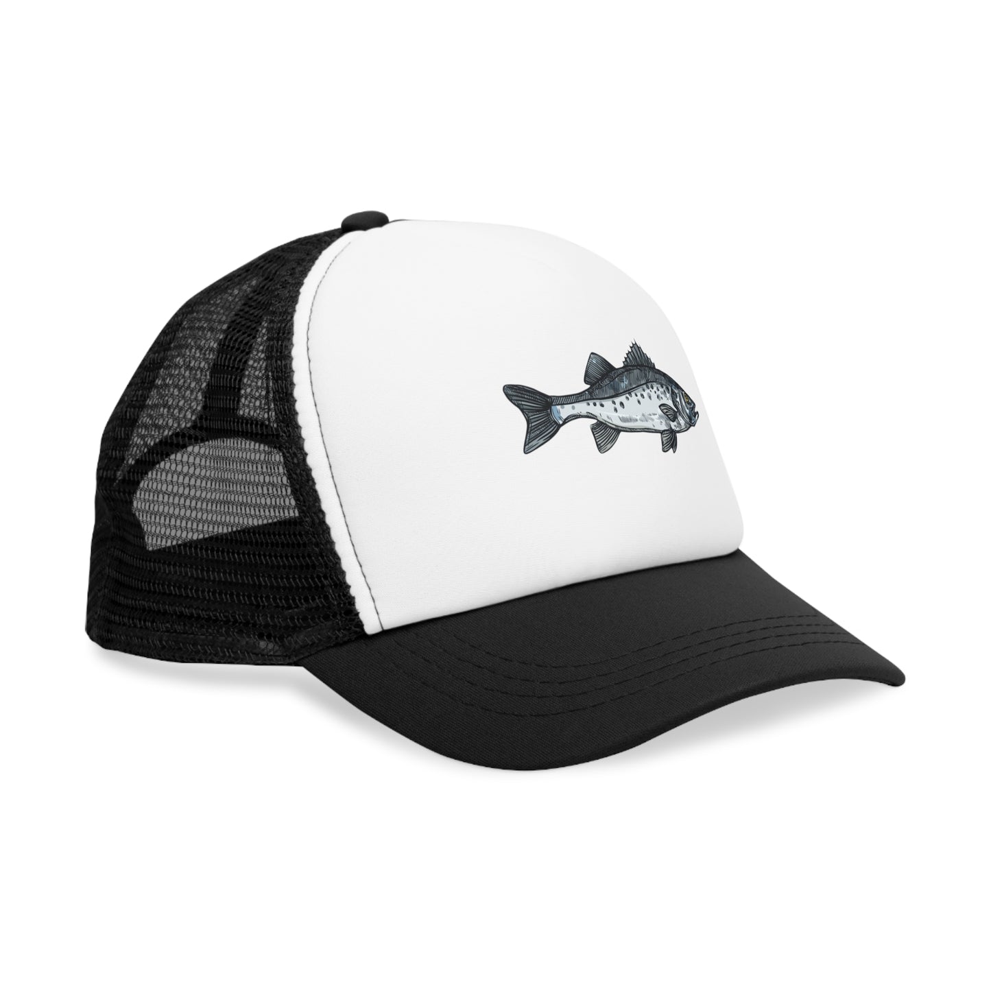 Fish, Retro Trucker Hat, Angler Gifts , Outdoor Accessory, Beer Lover Gift, Summer BBQ Essential