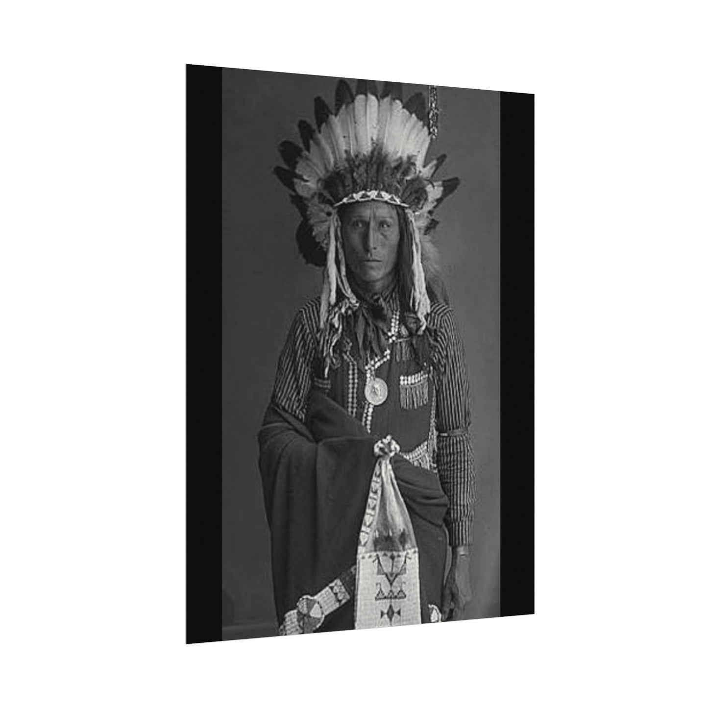 Still As The Wind Remembers – Western Textured Watercolor Matte Posters