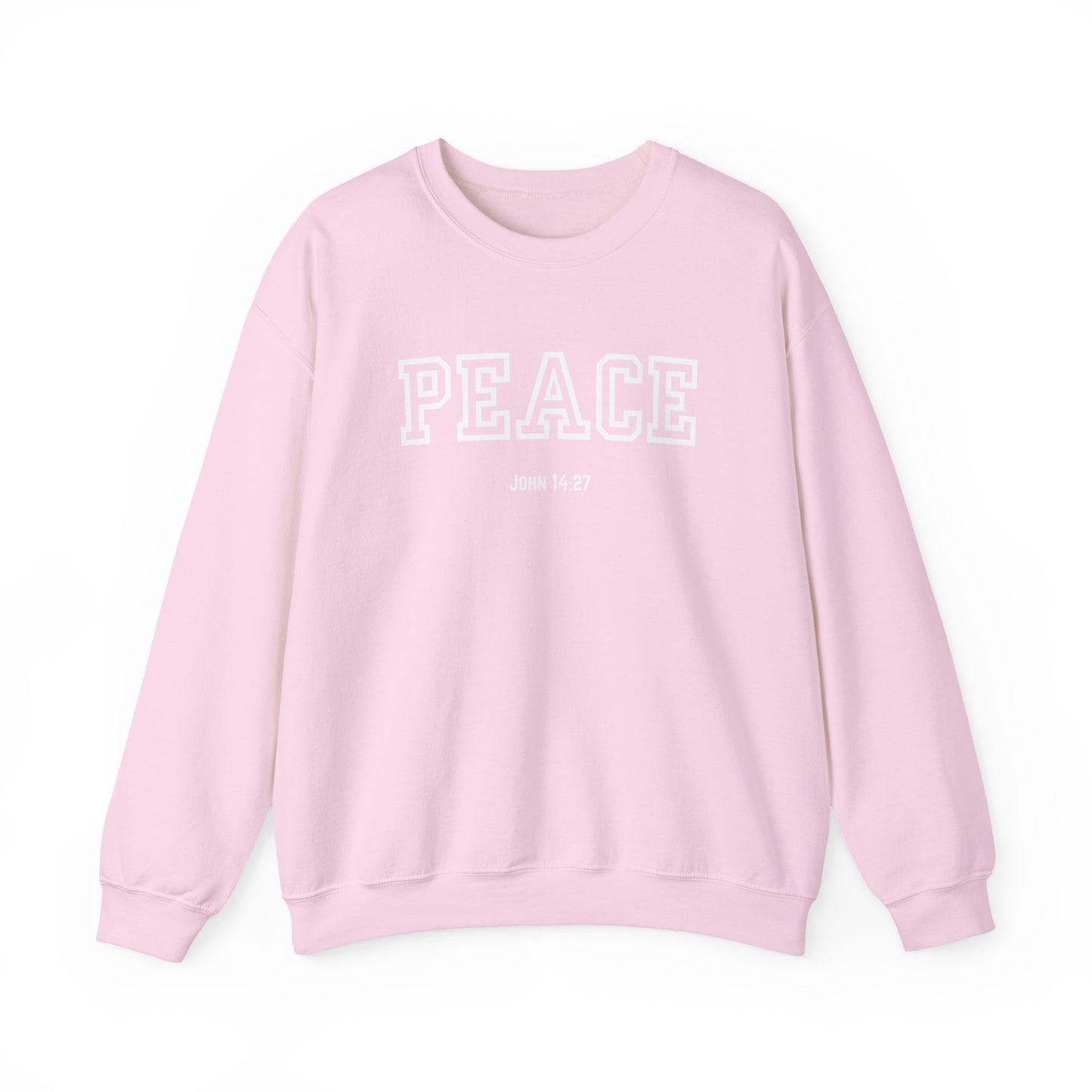 Unisex Peace Sweatshirt | Cozy Crewneck for Comfort, Faith & Hope | Perfect Gift for Family, Friends, and Holidays | Inspirational Apparel,