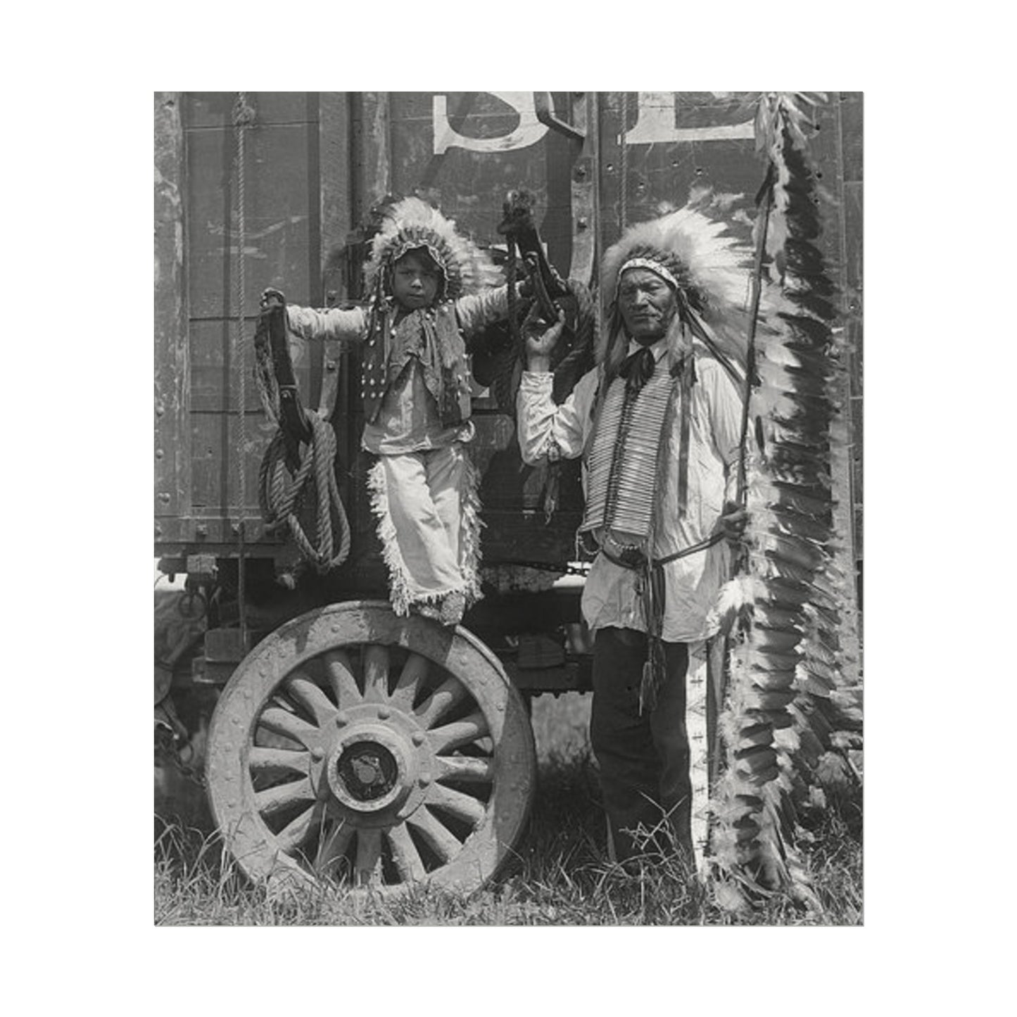 Small Hamds Big Spirit – Western Textured Watercolor Matte Posters