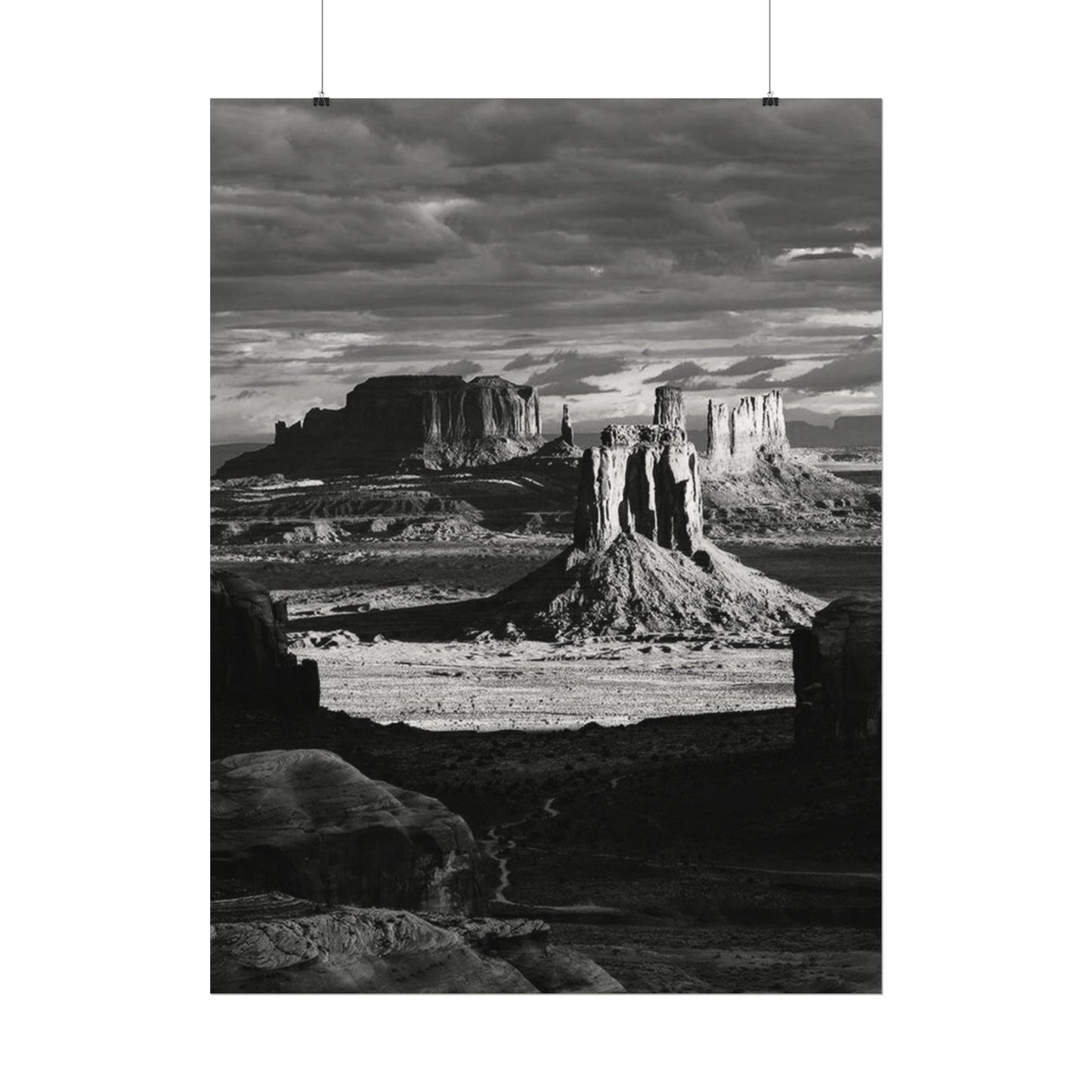 Vast Wonderland – Western Textured Watercolor Matte Posters