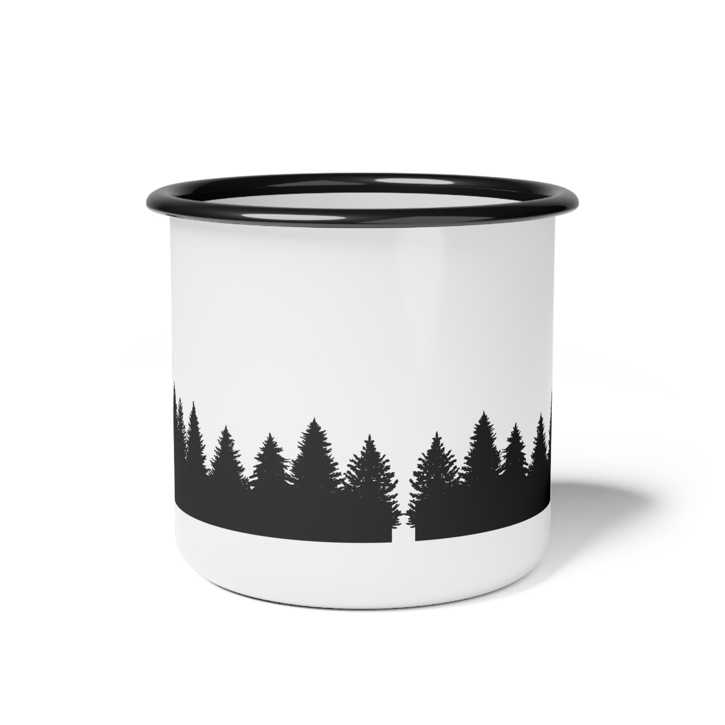 Adventure Enamel Camp Cup - Rustic Camping Mug for Nature Lovers, Outdoor Activities, Hiking, Picnic, Gift for Campers, Travel