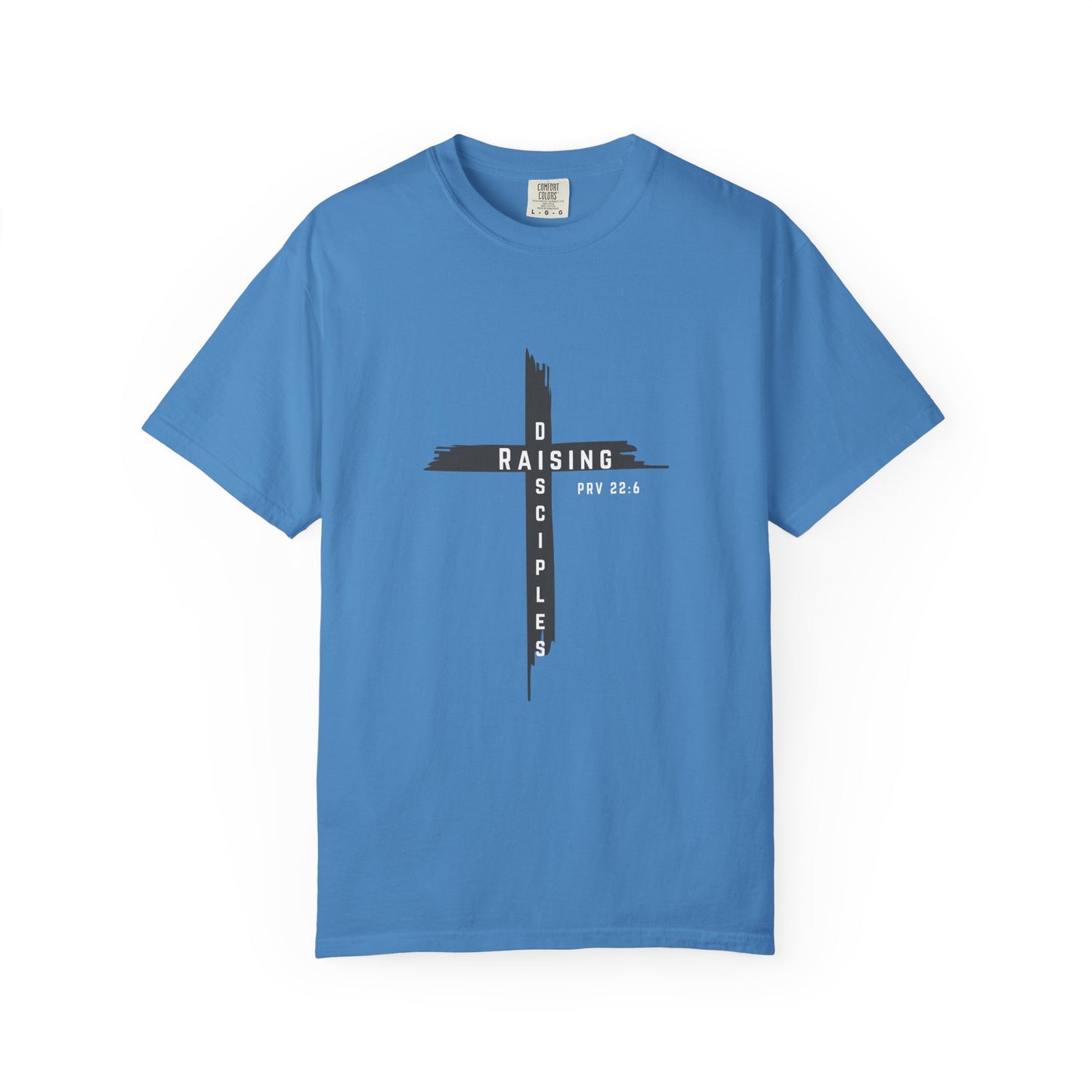 Raising Disciple Garment-Dyed T-Shirt for Faith Wear, Christian Apparel, Spiritual Gift, Youth Group Outfit, Church Merchandise,