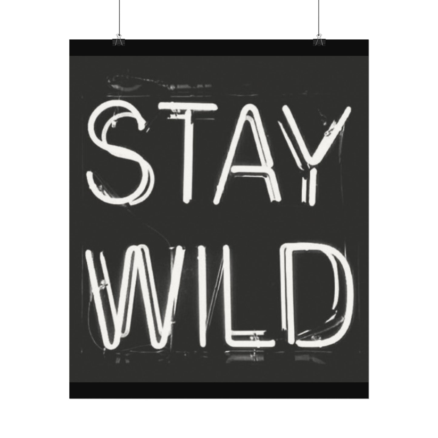 Stay Wild – Western Textured Watercolor Matte Posters