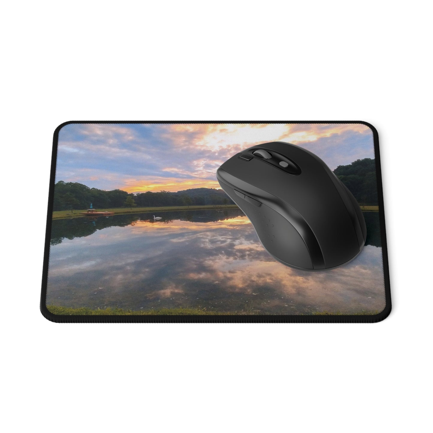 Scenic Reflections Non-Slip Mouse Pad, Computer Accessories, Gamer Gift, Desk Decor, Unique Mouse Mat, Animal Lover Gift