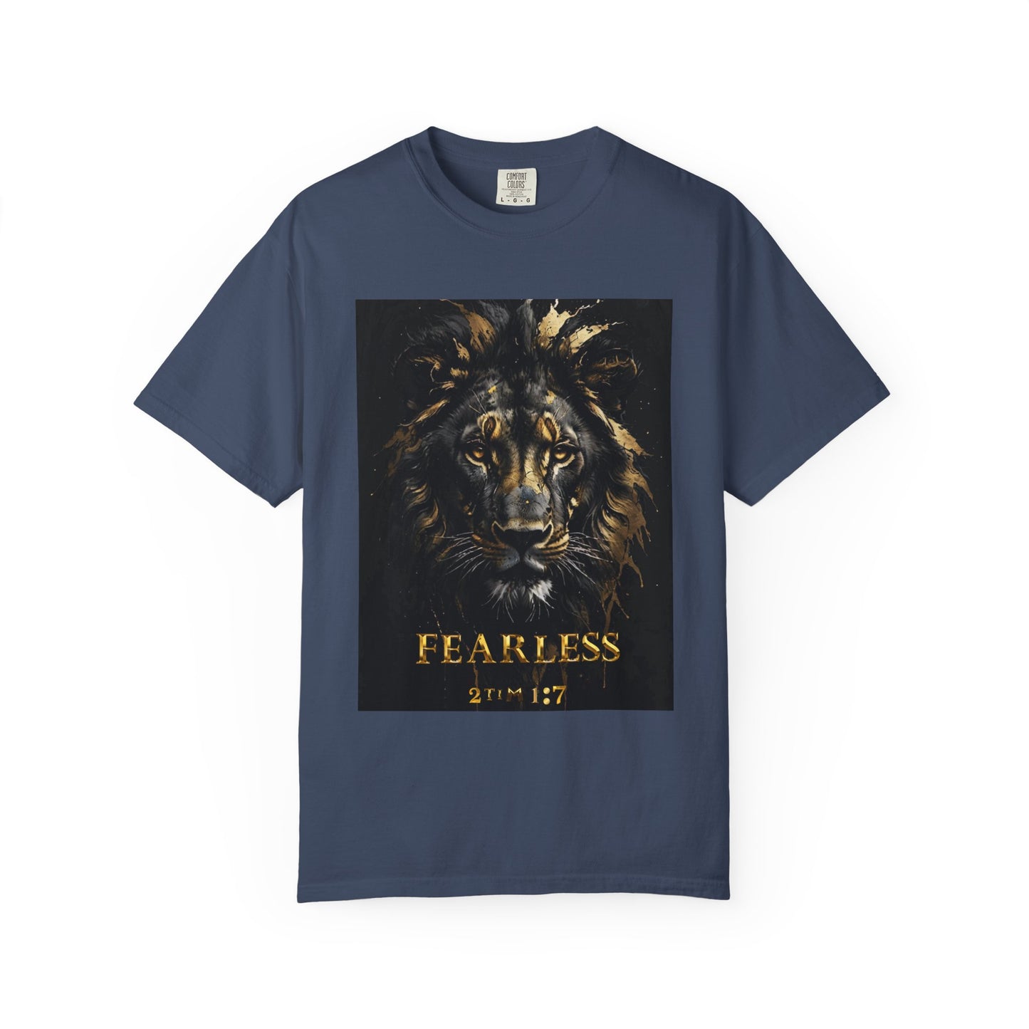 Fearless Lion Graphic T-Shirt, Inspirational Tee, Unisex Apparel, Gift for Animal Lovers, Motivational Shirt, Perfect for Everyday Wear