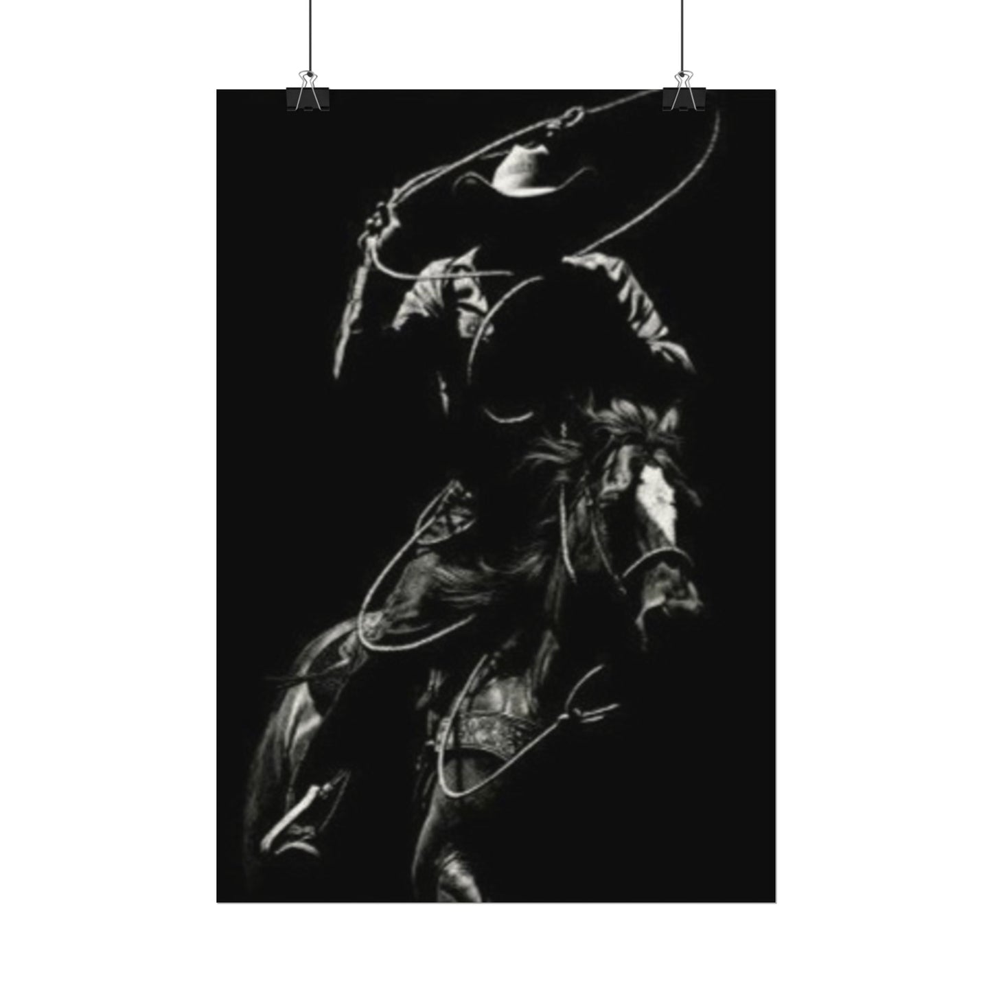 The Ropers Mark – Western Textured Watercolor Matte Posters