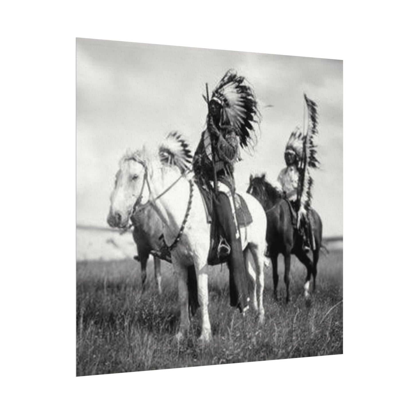 Feathers Of The Forgotten – Western Textured Watercolor Matte Posters