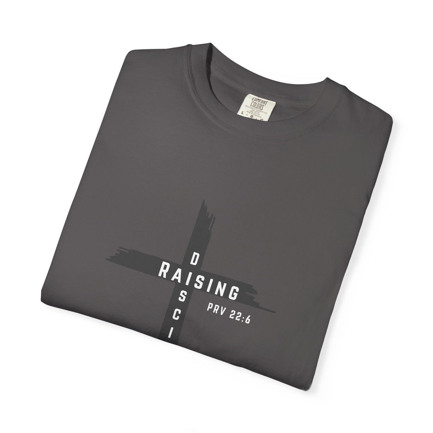 Raising Disciple Garment-Dyed T-Shirt for Faith Wear, Christian Apparel, Spiritual Gift, Youth Group Outfit, Church Merchandise,