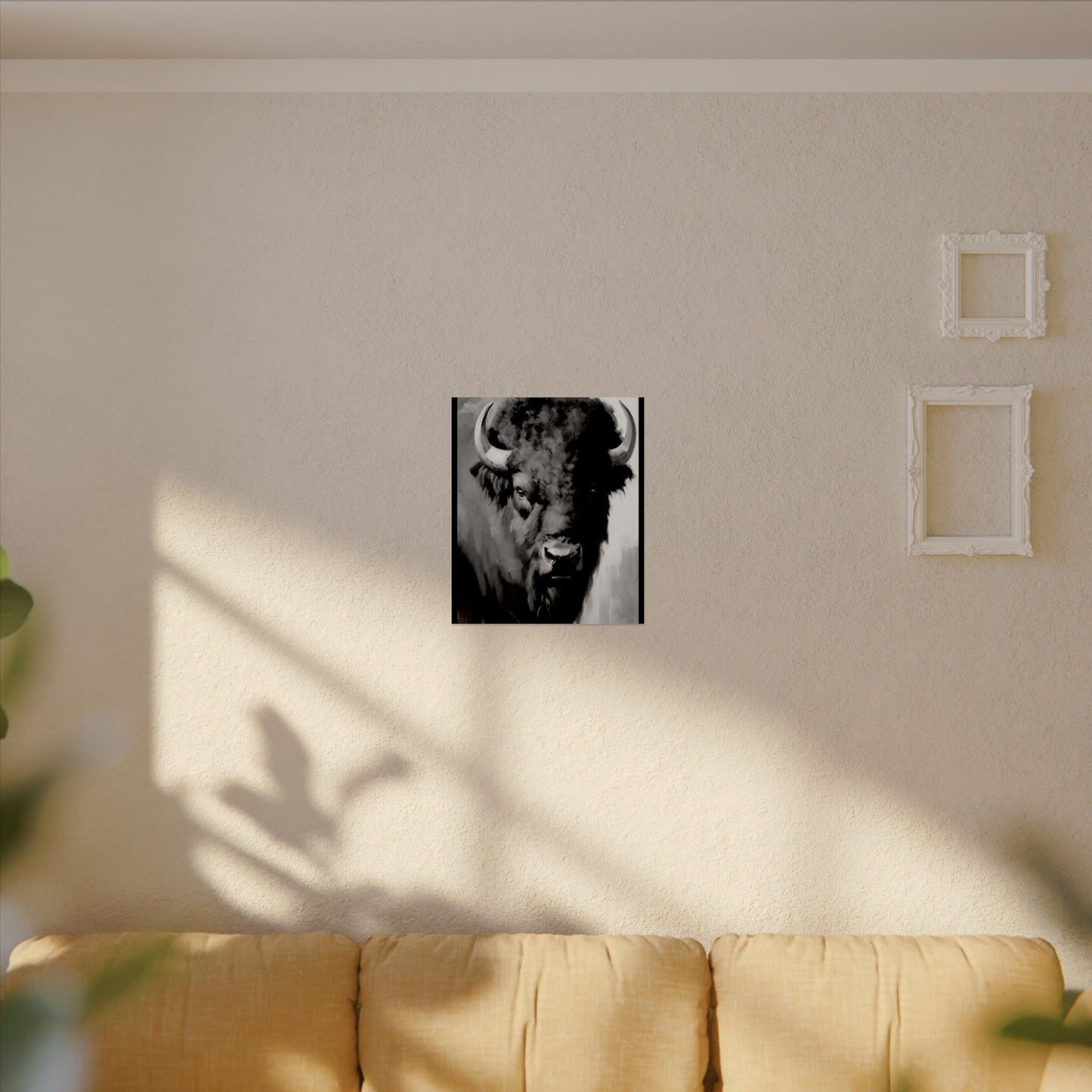 Buffalo Ridge – Western Textured Watercolor Matte Posters