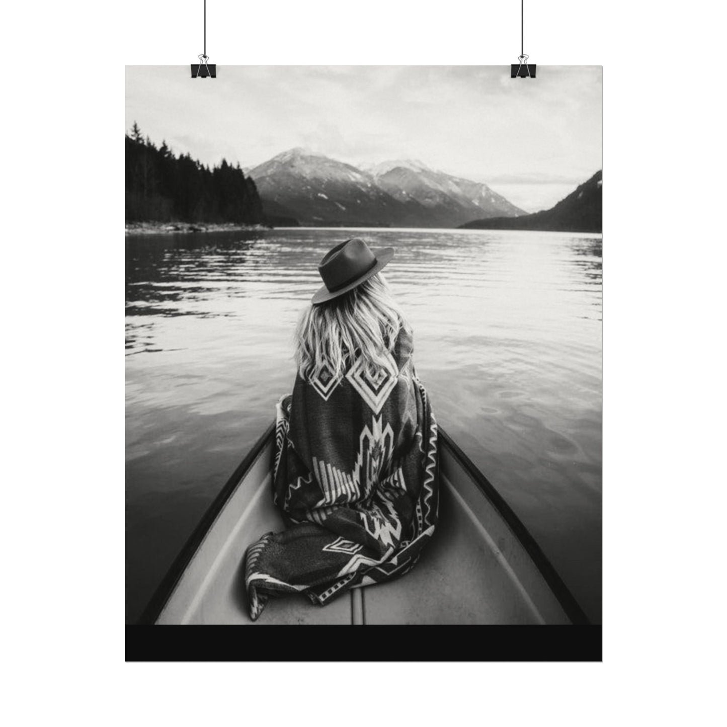 He Leads Me Beside Still Waters – Western Textured Watercolor Matte Posters