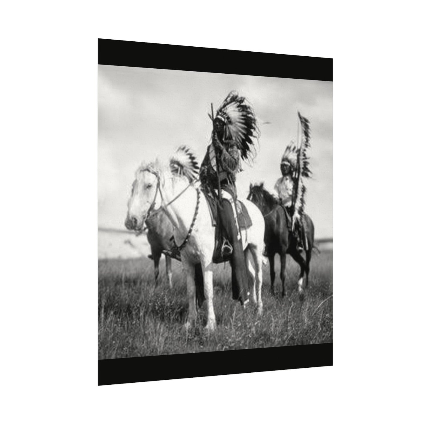 Feathers Of The Forgotten – Western Textured Watercolor Matte Posters