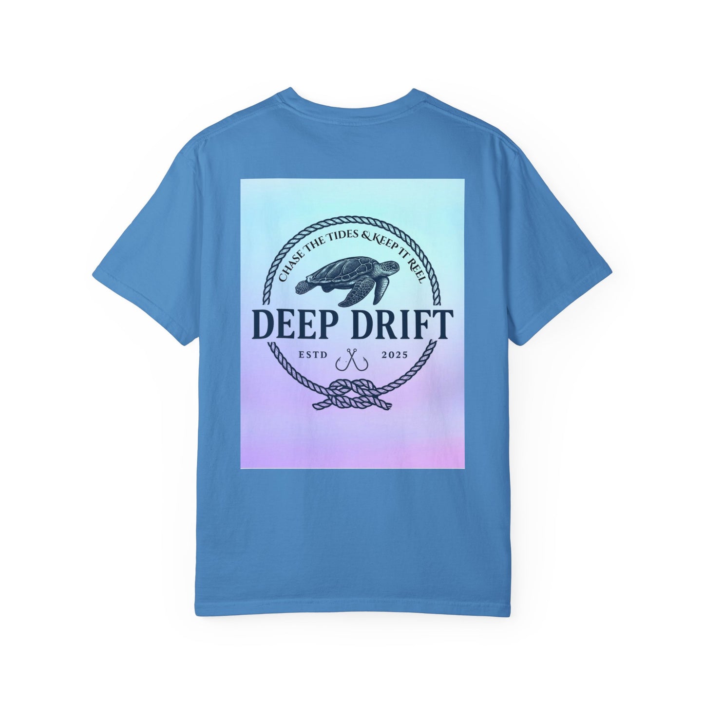 Turtle Ocean Tee, Deep Drift