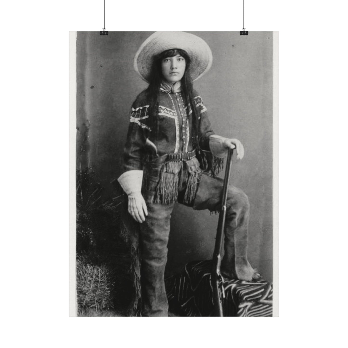 Desert Scout – Western Textured Watercolor Matte Posters