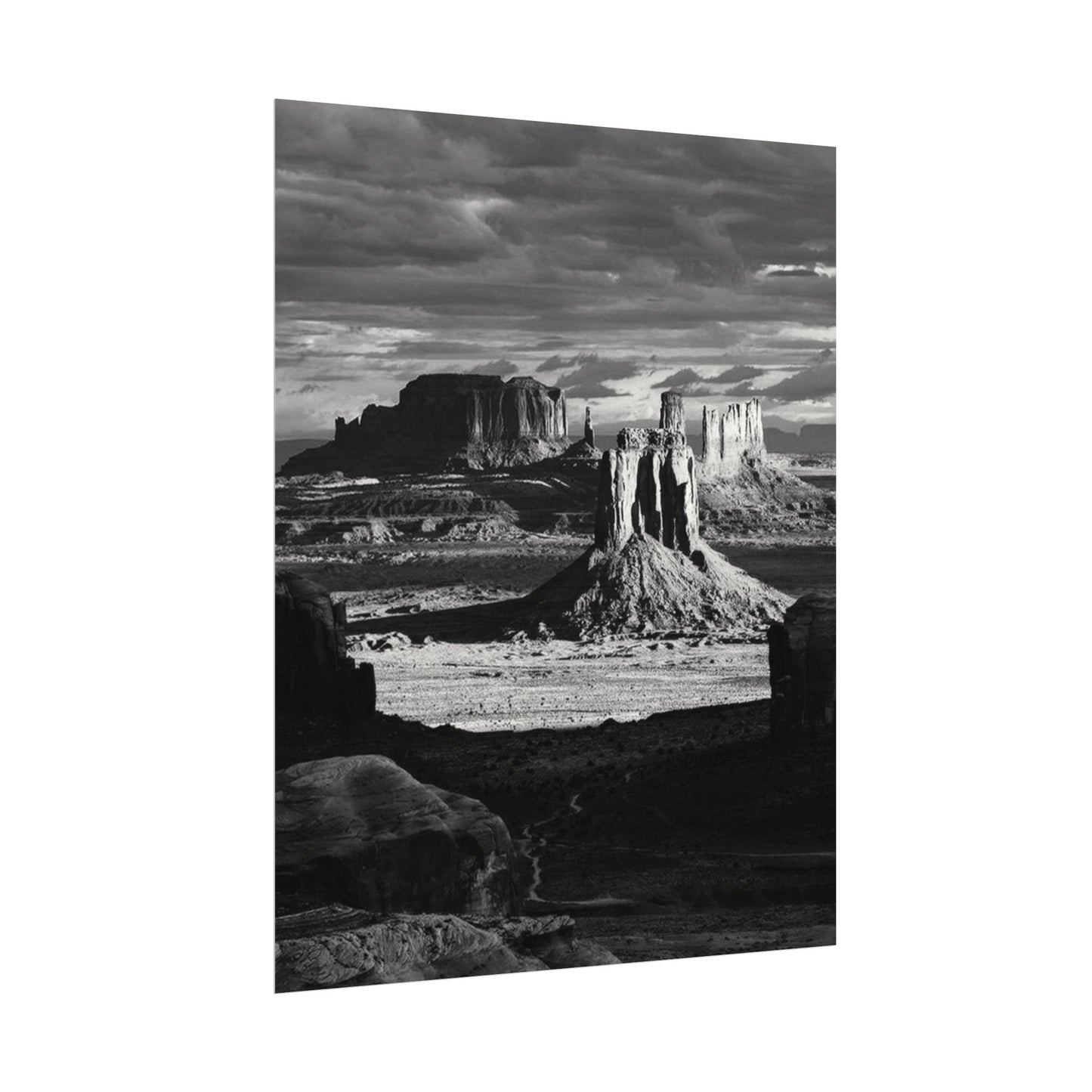 Vast Wonderland – Western Textured Watercolor Matte Posters