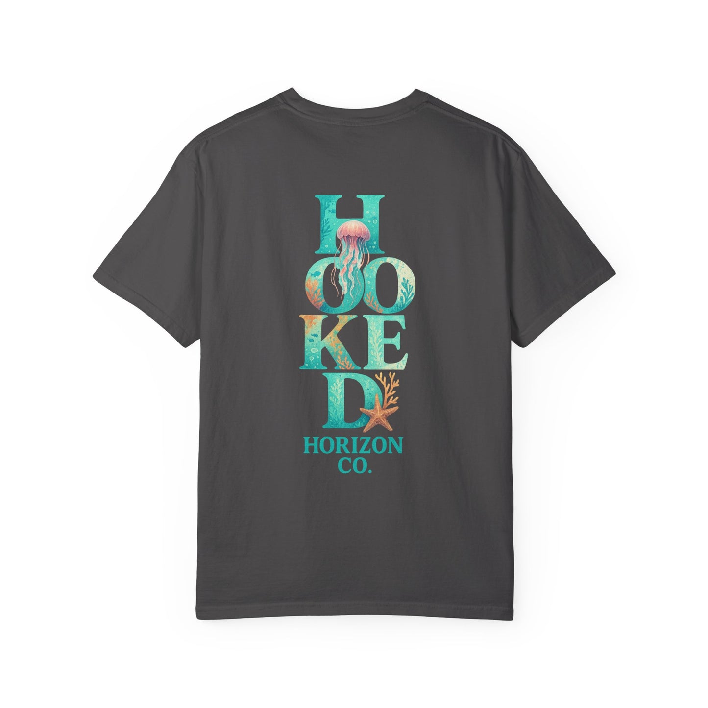 Turtle Deep Drift T-shirt, Hooked Horizon Co, Angler Gifts