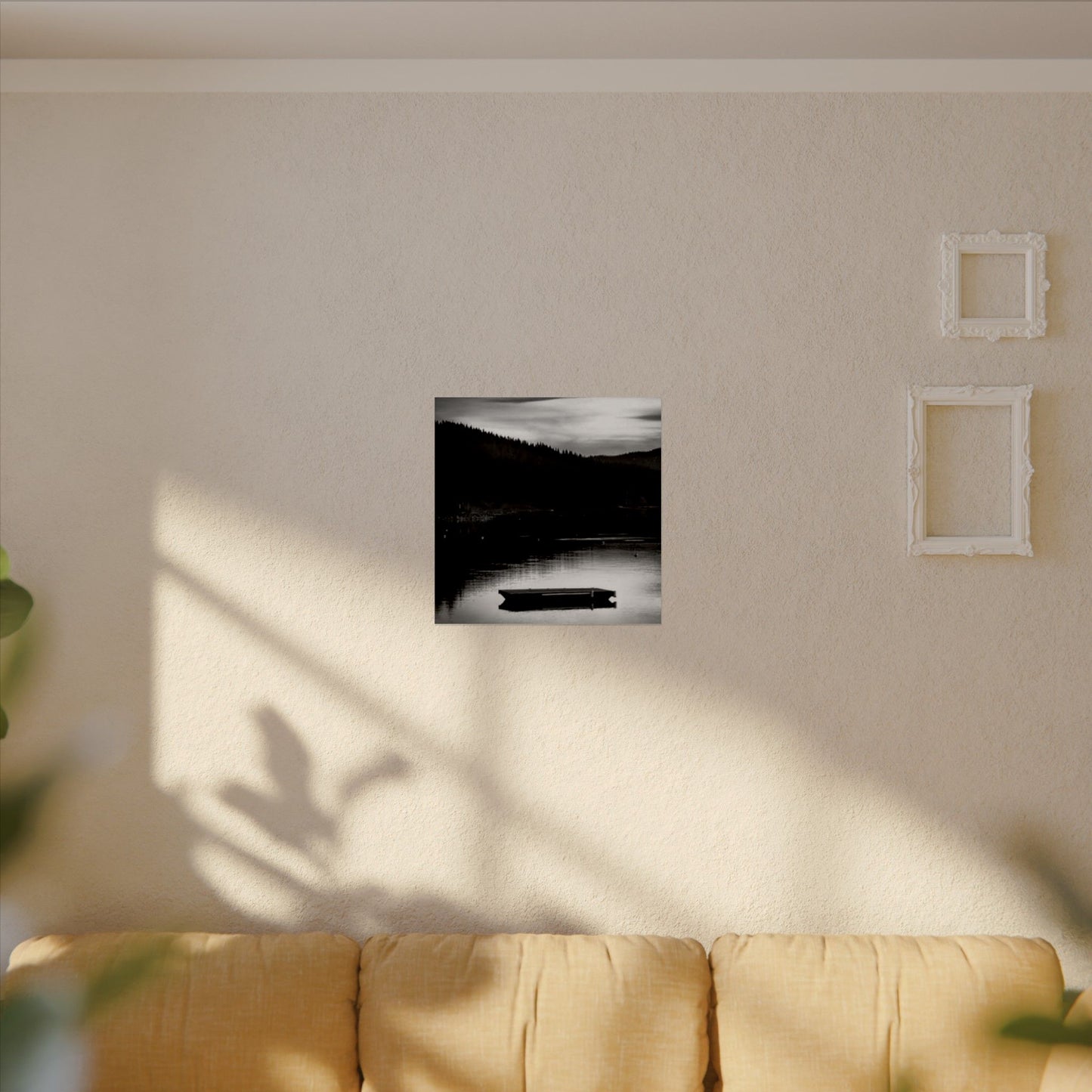 He Leads Me Beside Still Waters – Western Textured Watercolor Matte Posters