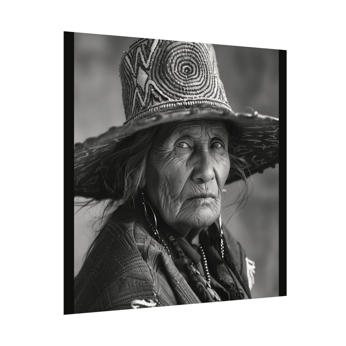 Eyes Of The Ancestors – Western Textured Watercolor Matte Posters