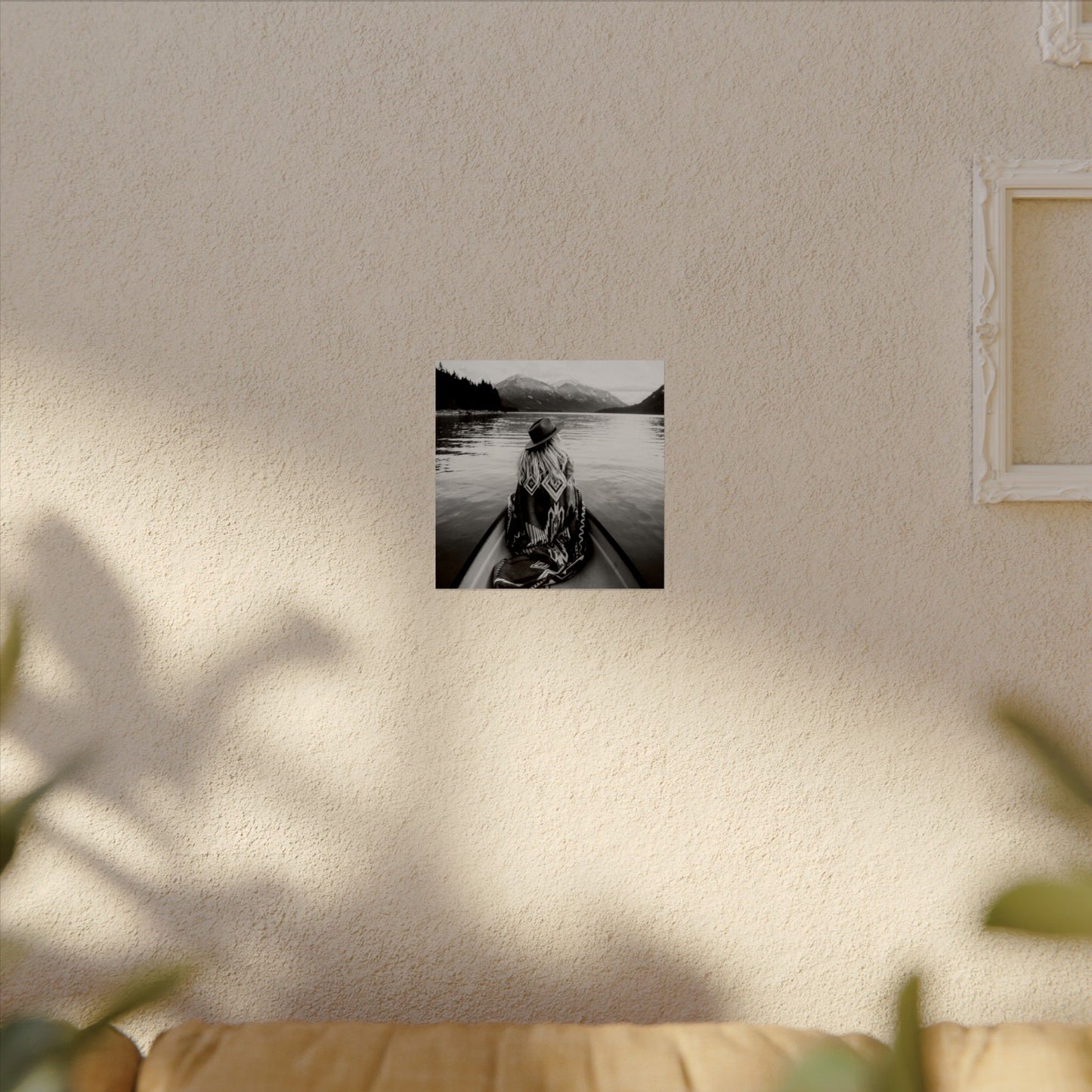 He Leads Me Beside Still Waters – Western Textured Watercolor Matte Posters