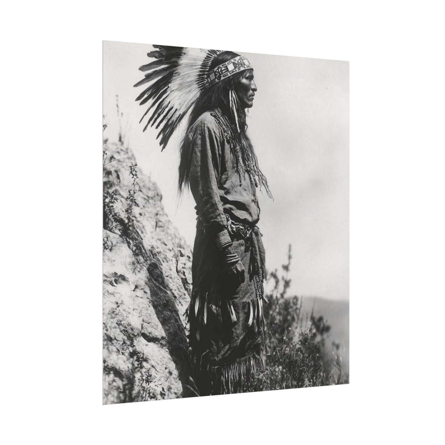 When The Wind Calls – Western Textured Watercolor Matte Posters