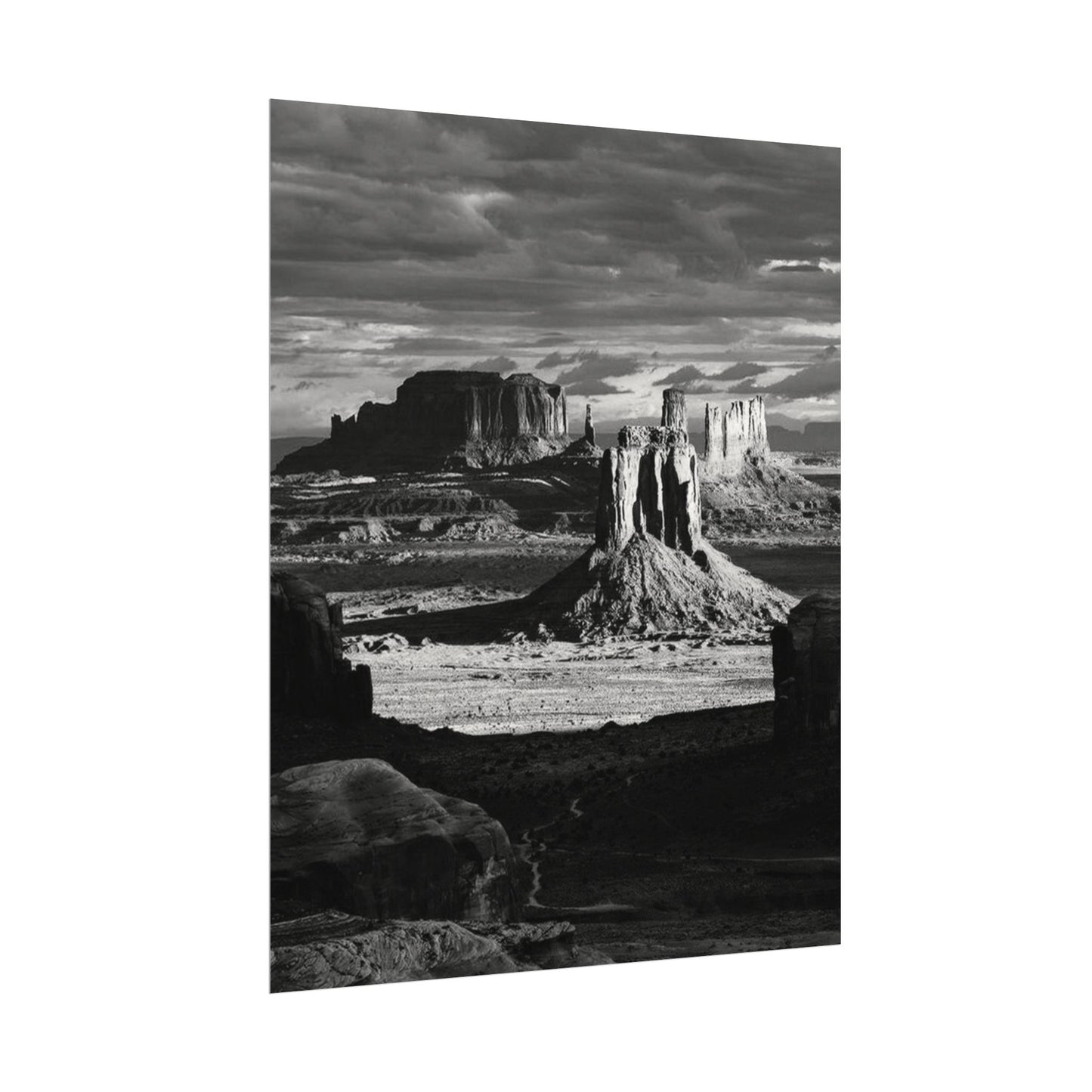 Vast Wonderland – Western Textured Watercolor Matte Posters